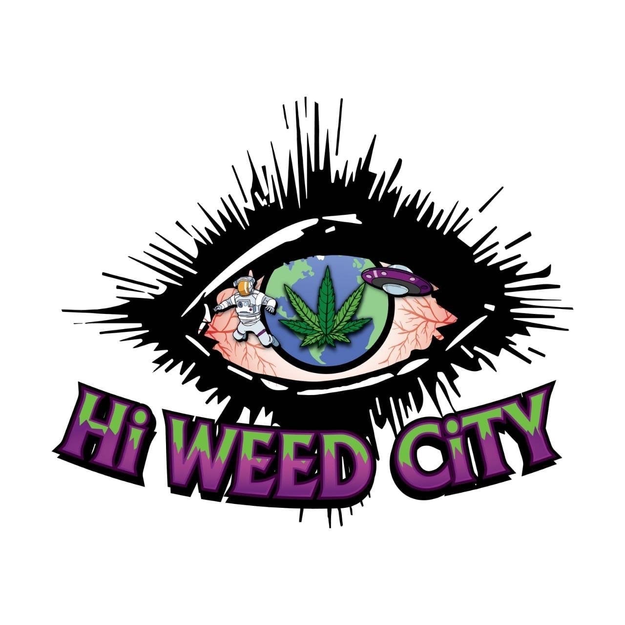 Cannabis Social Club Hi Weed City Logo