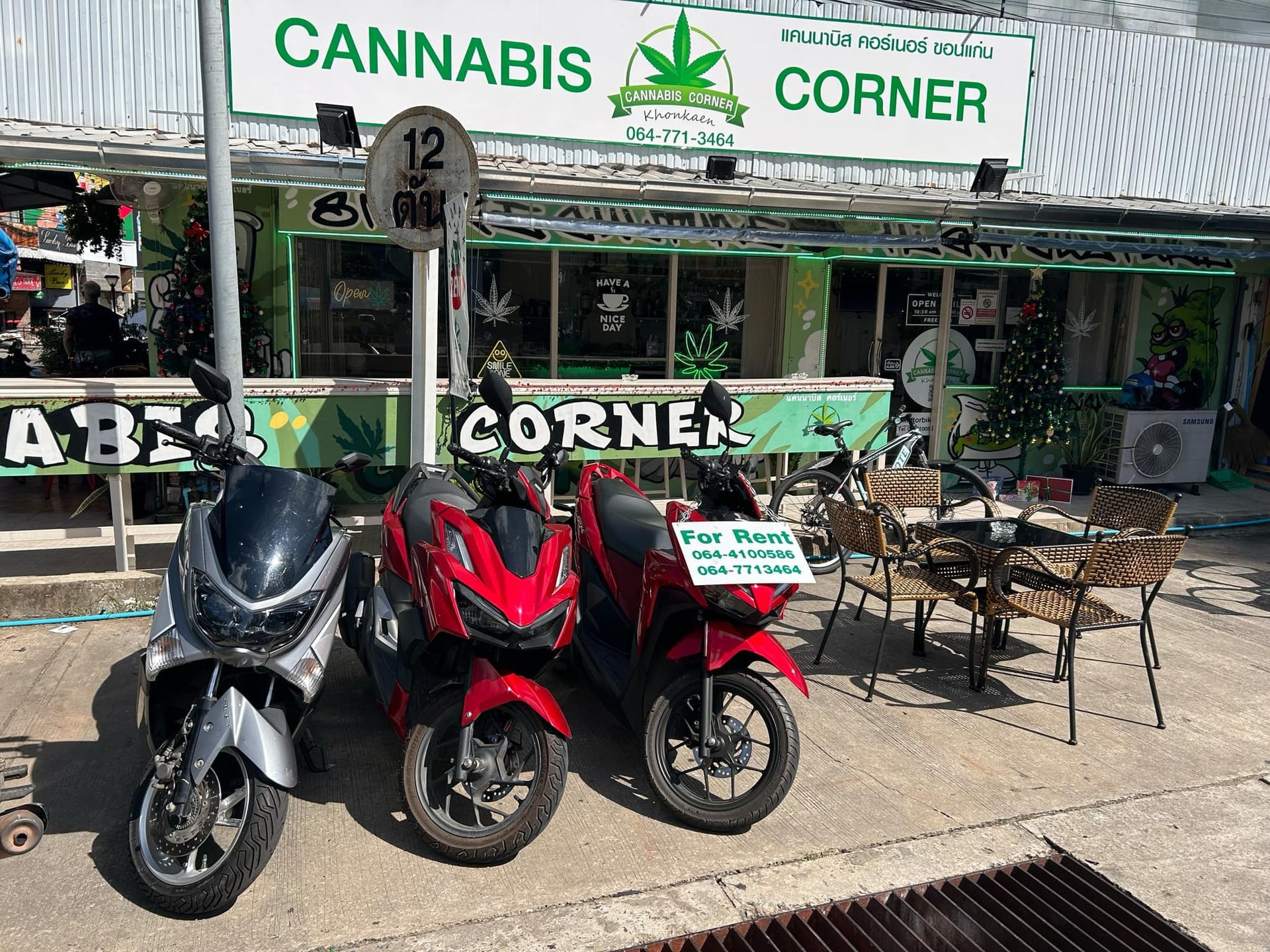Cannabis Corner Khonkaen & Moterbike For Rent