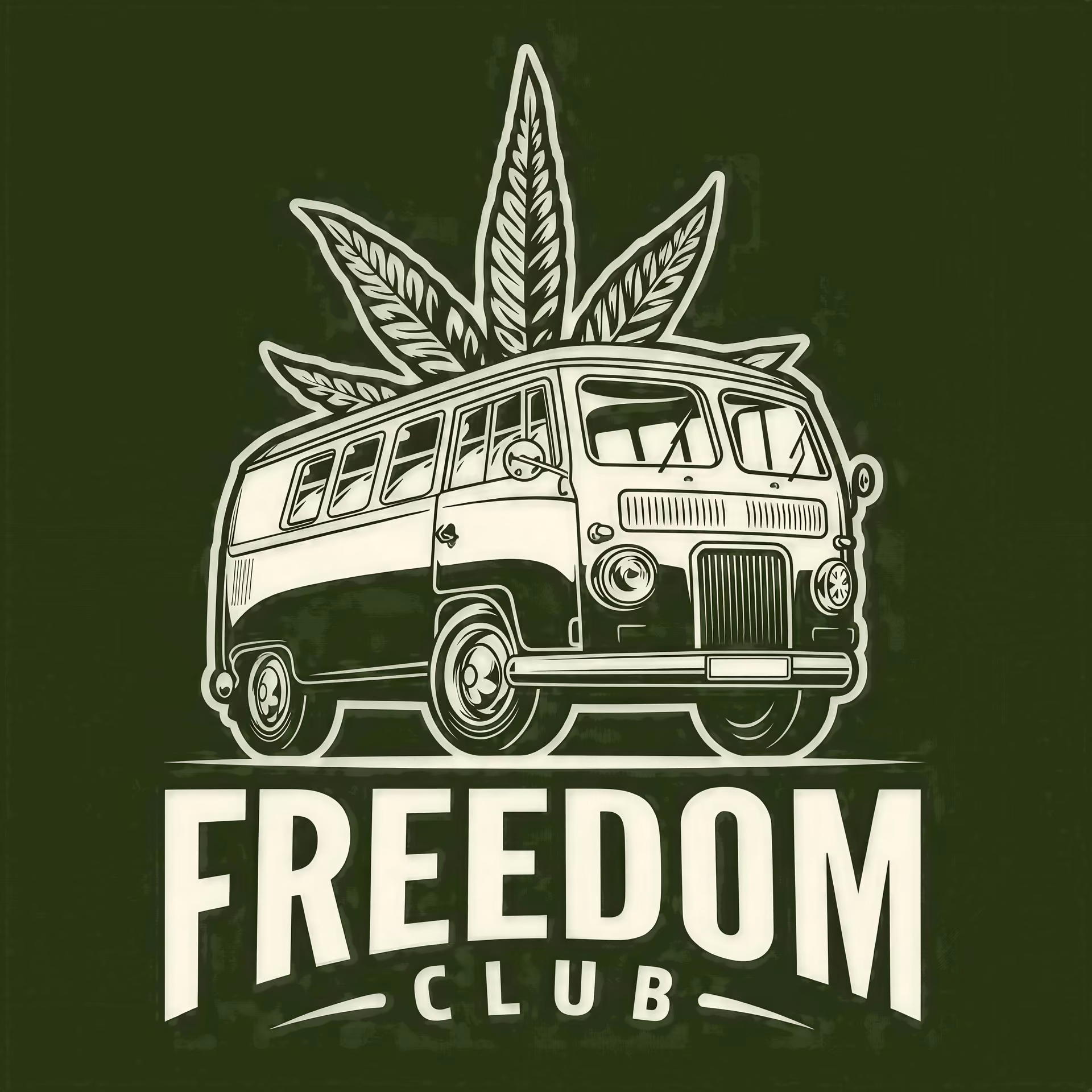 대마 소셜 클럽 Freedom Club 로고