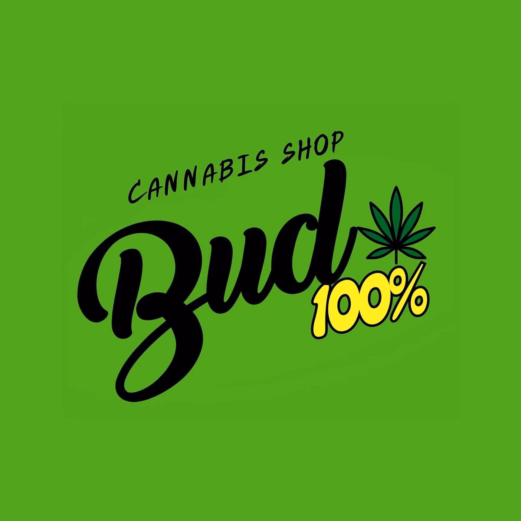 Ko Samui의 대마 소셜 클럽 Bud 100% Phangan 로고