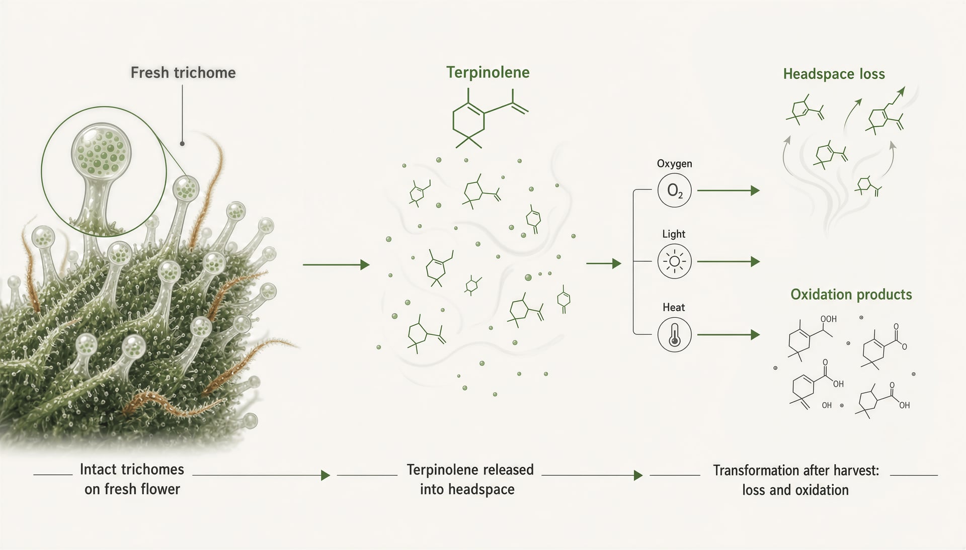 Terpinolene-Terpen: Warum Labore es oft untererfassen