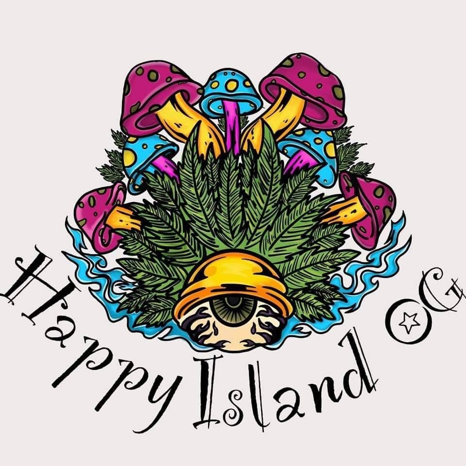 Cannabis Social Club Happy Island OG by.Klong Nin2 Logo