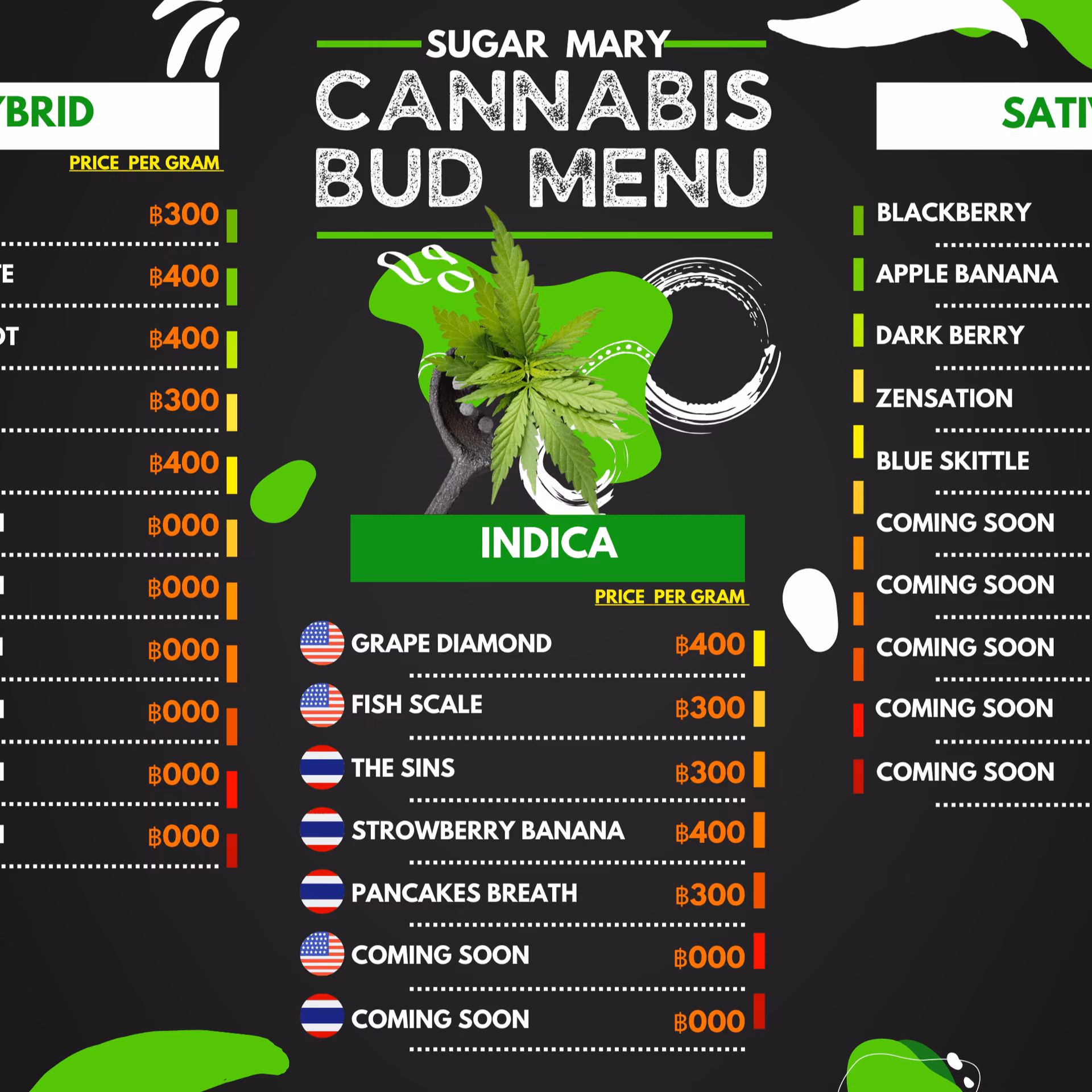 Cannabis Social Club Sugar Mary Dispensary Pattaya logótipo