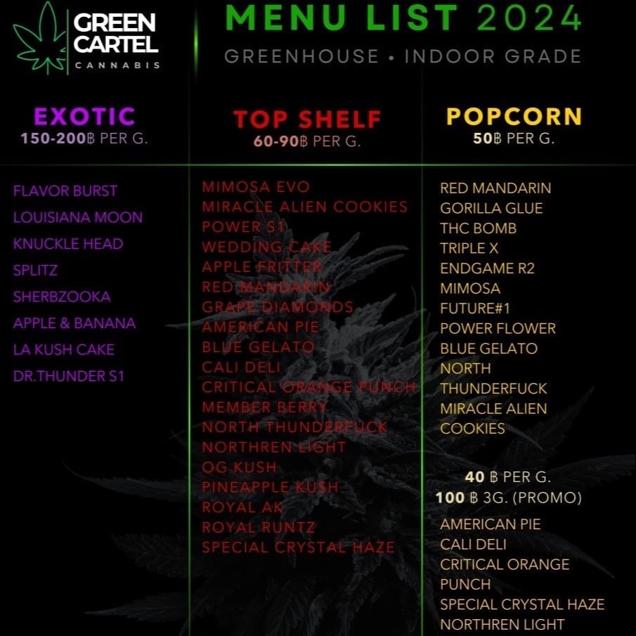 Green Cartel Cannabis Klong 8 Thanyaburi