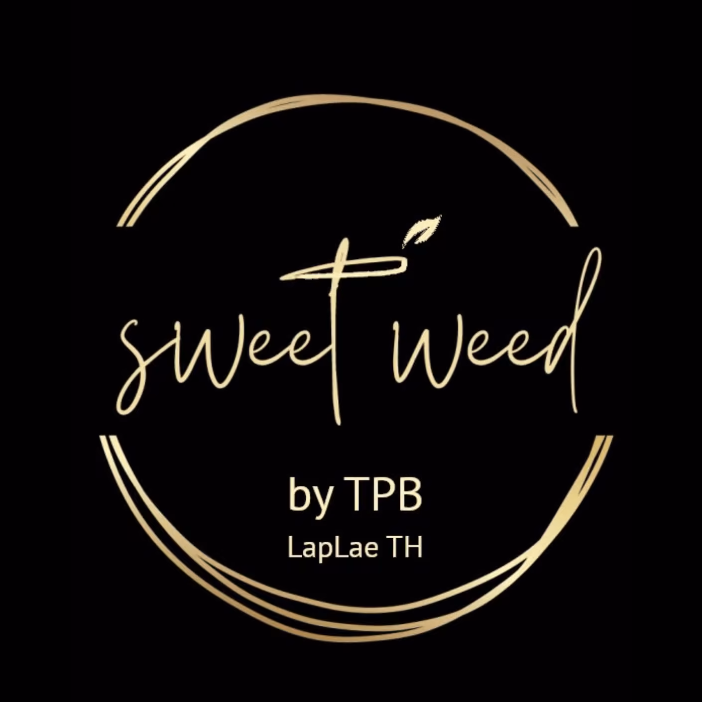 Uttaradit의 대마 소셜 클럽 Sweet Weed By TPB Laplae 로고
