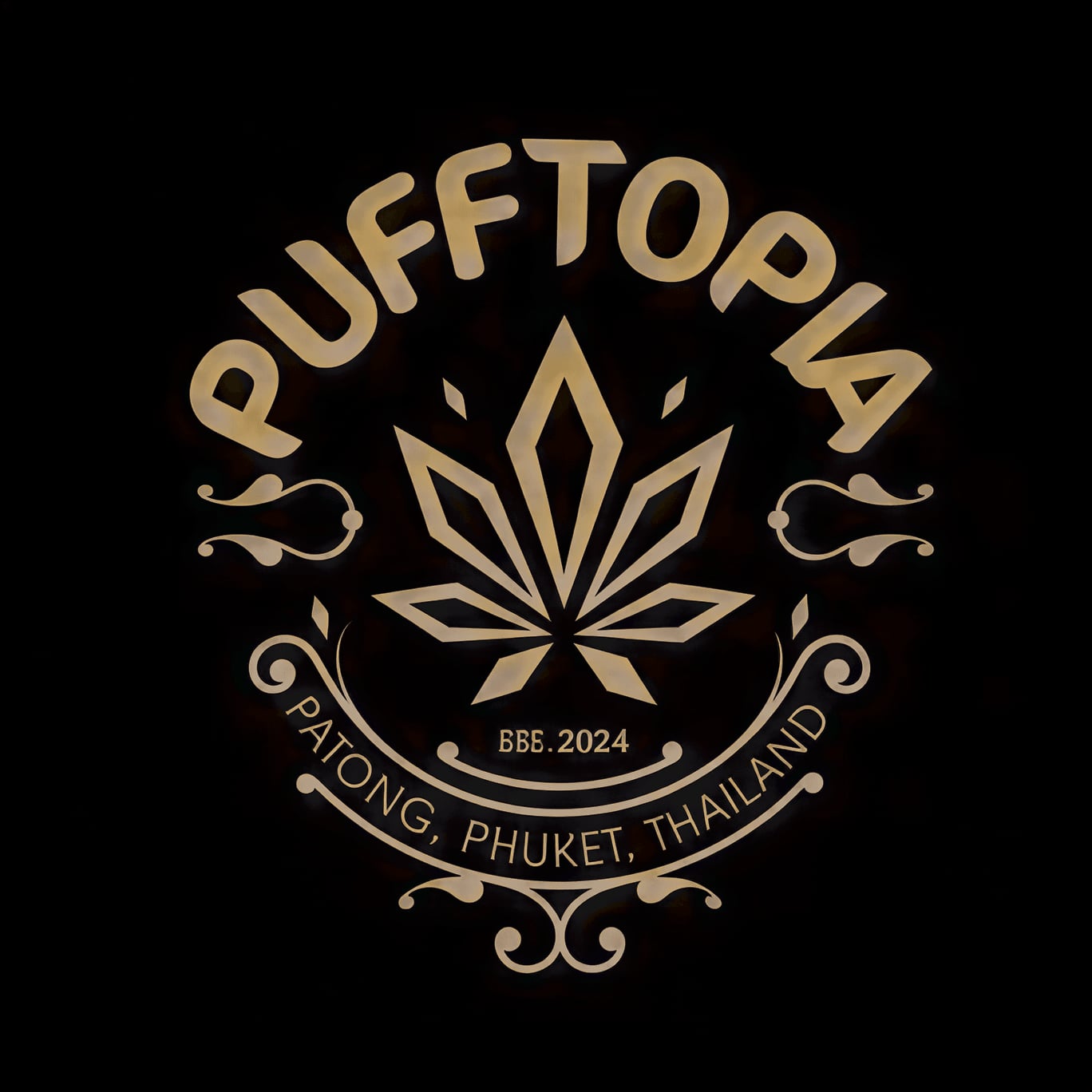 大麻社交俱乐部 Pufftopia 标志