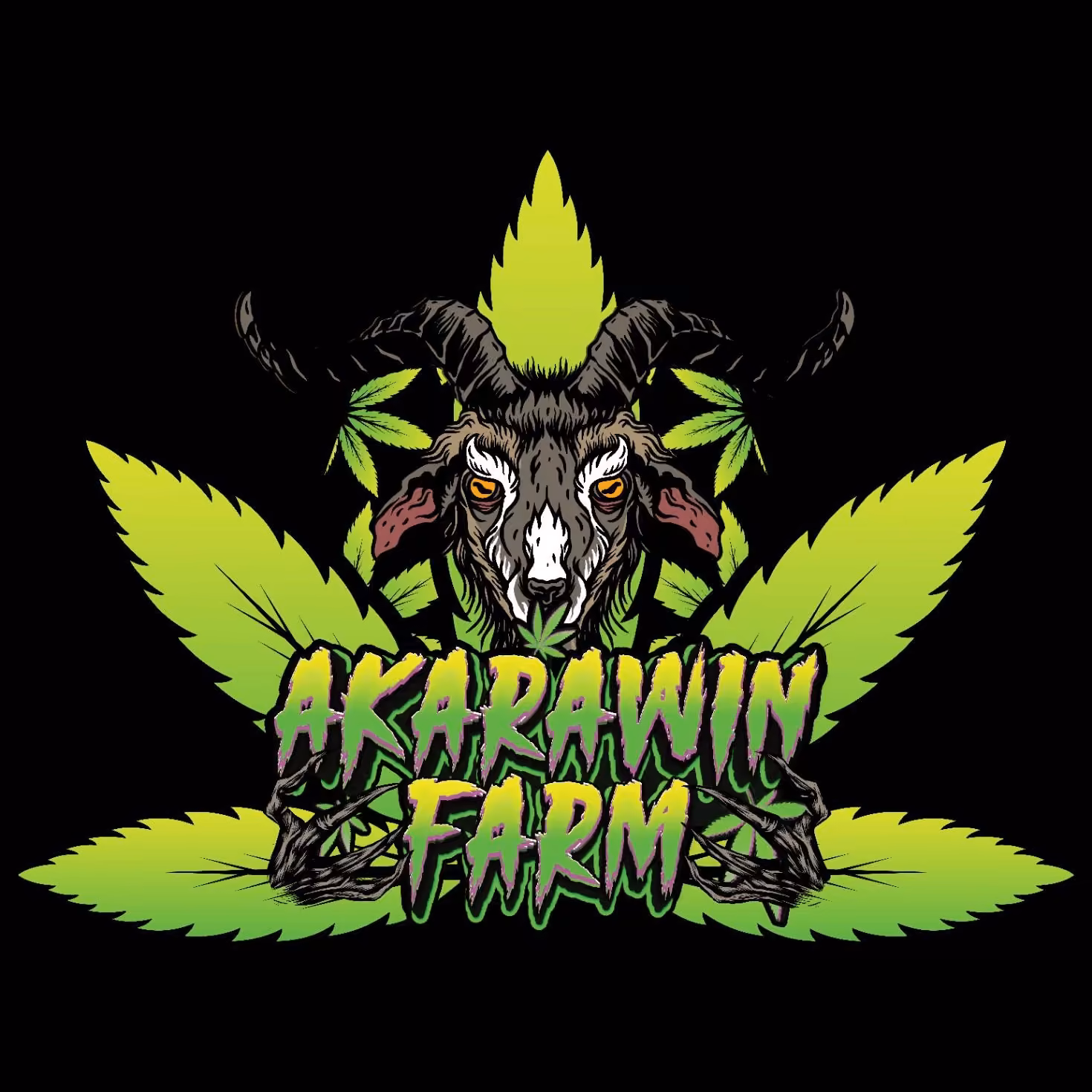 कैनबिस सोशल क्लब Akarawin Farm लोगो