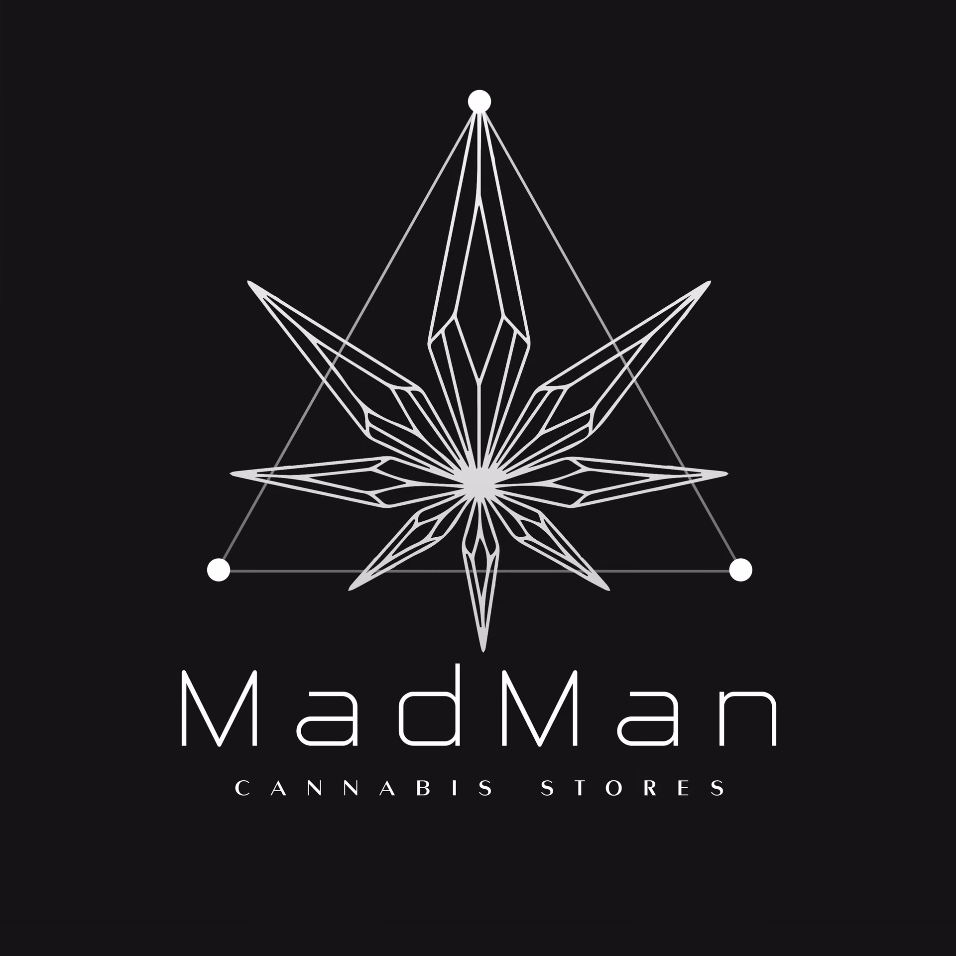 Pak Chong的大麻社交俱乐部 Madman Cannabis Stores 标志
