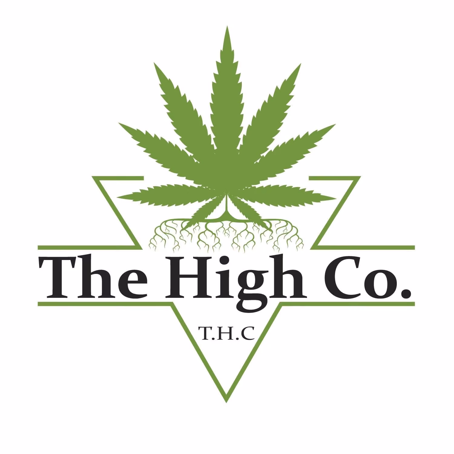 Bangkok의 대마 소셜 클럽 The High Co.168 로고
