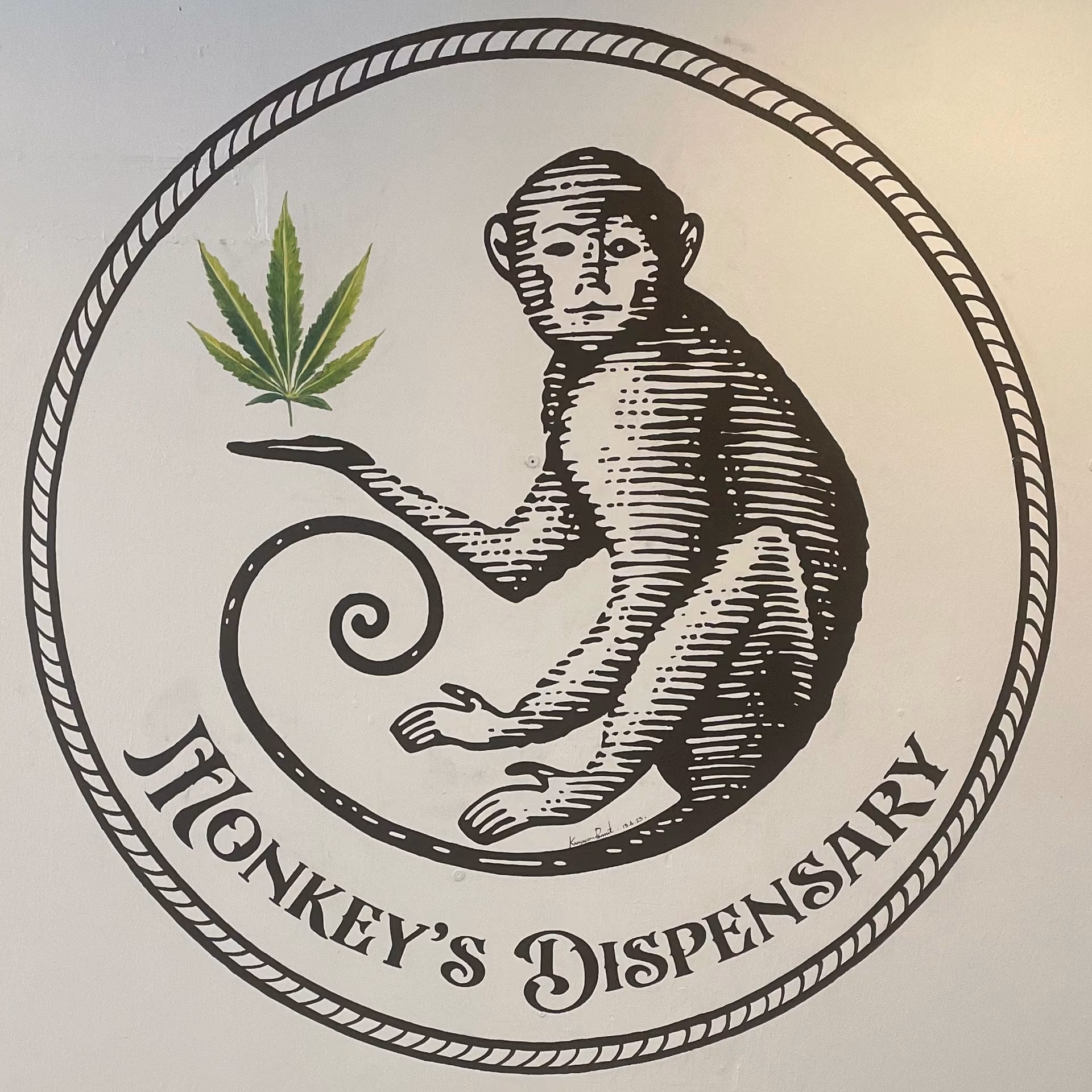 Cannabis Social Club Monkey's logo