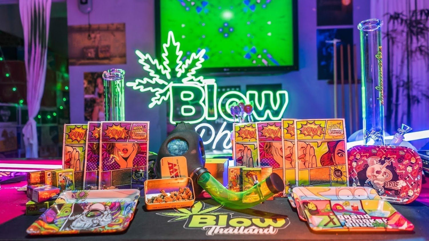Blow Green Leaf: Premium Cannabis Coffeeshop Patong Phuket THAILANDE