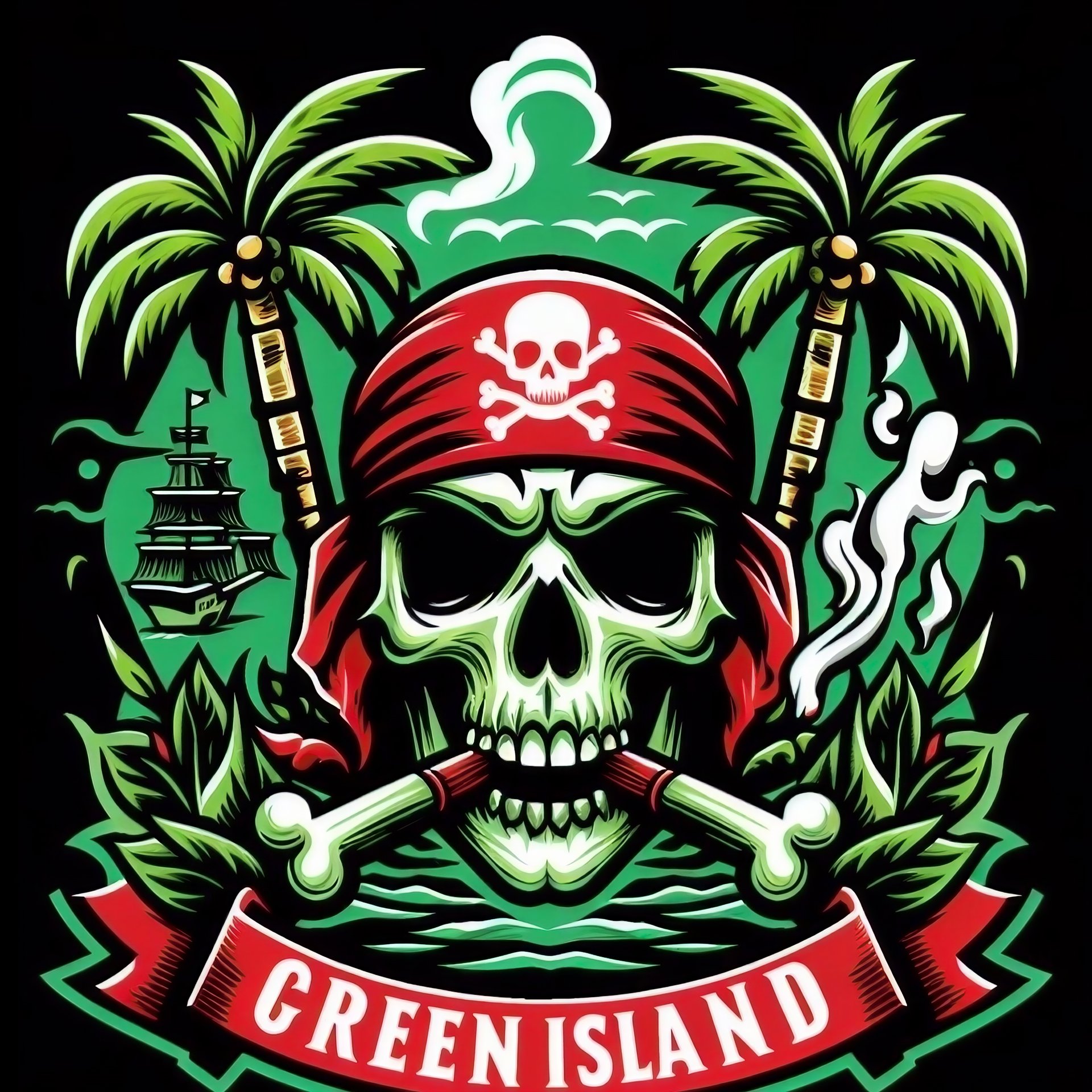 Green Island logo