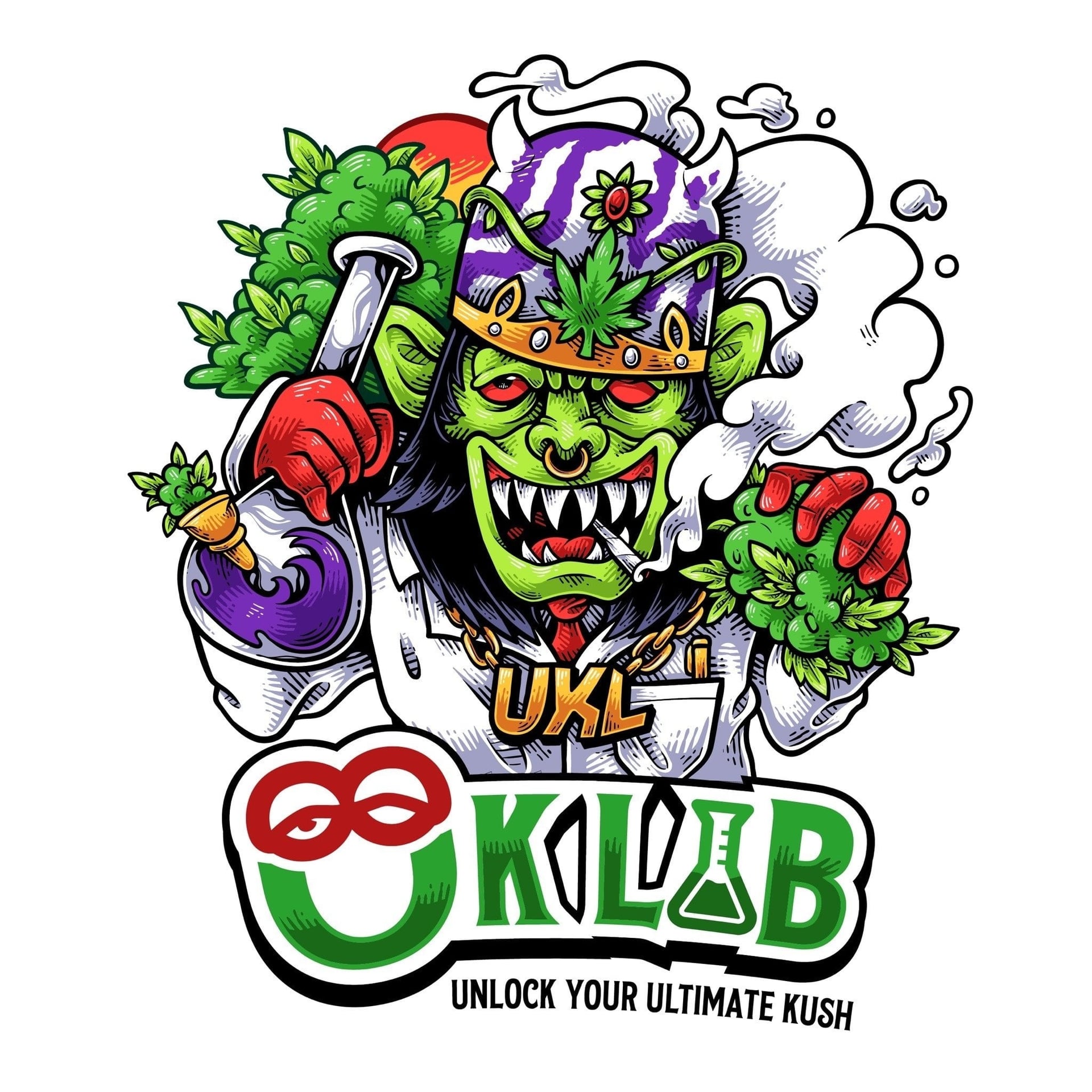 Uklab Weed Dispensary Near BTS Bearing logo