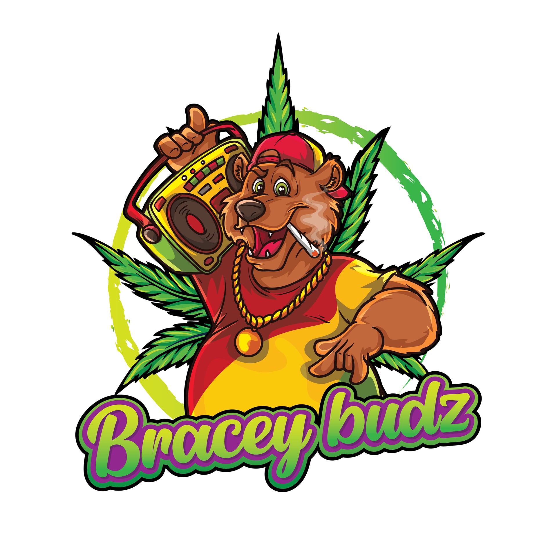 Bracey Budz Cannabis Dispensary Cannabis Store Weed Shop Ganja logo