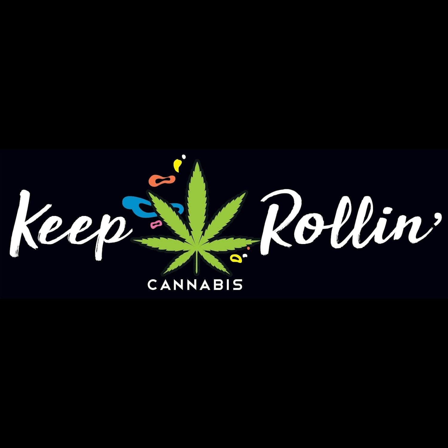 कैनबिस सोशल क्लब Keep Rollin' लोगो