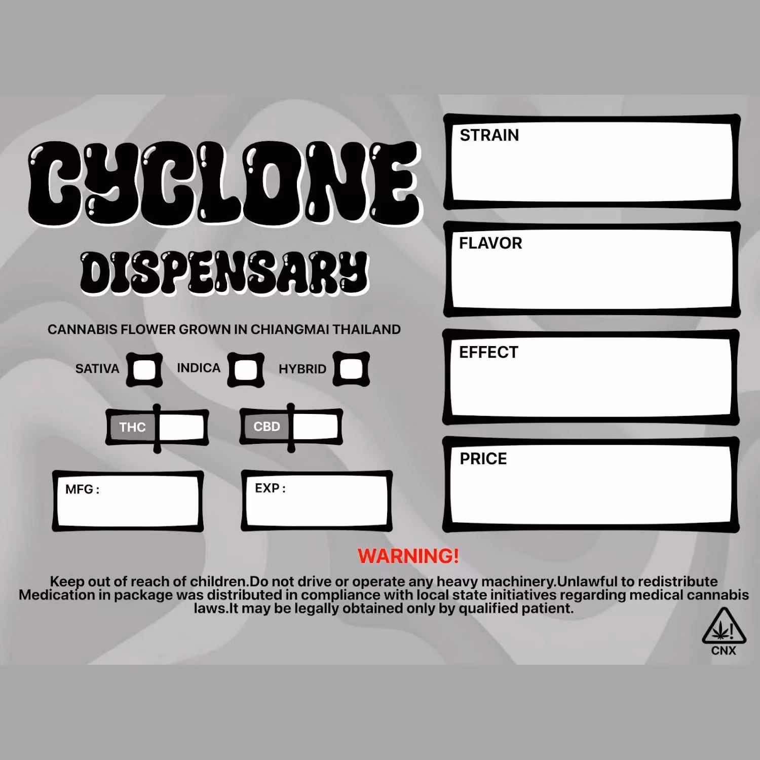 Cannabis Social Club Cyclone Dispensary Cannabis em Chiang Mai logótipo
