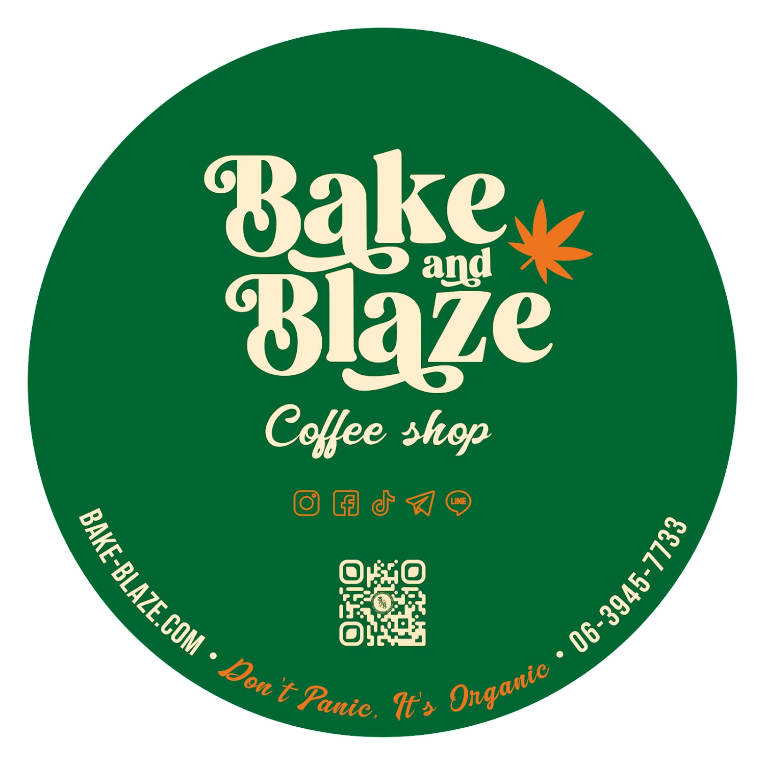Phuket में कैनबिस सोशल क्लब Bake & Blaze Kathu लोगो
