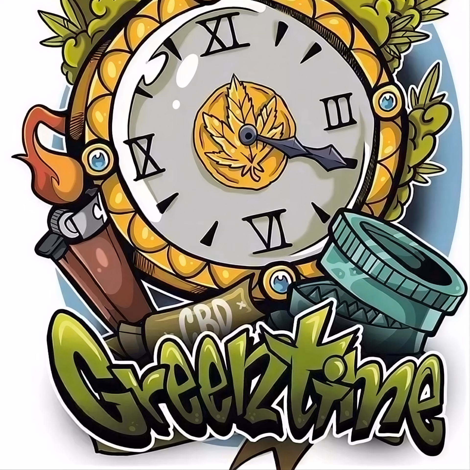 نادي القنب الاجتماعي Green Time في Huelva شعار