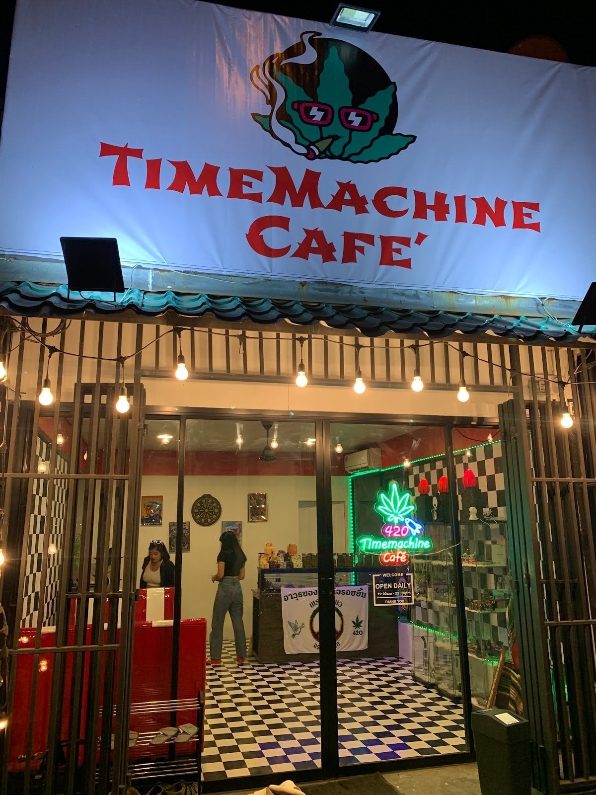 Timemachine420cafe Weedshop Weedshopbkk Cannabis Weed Cannabisshop