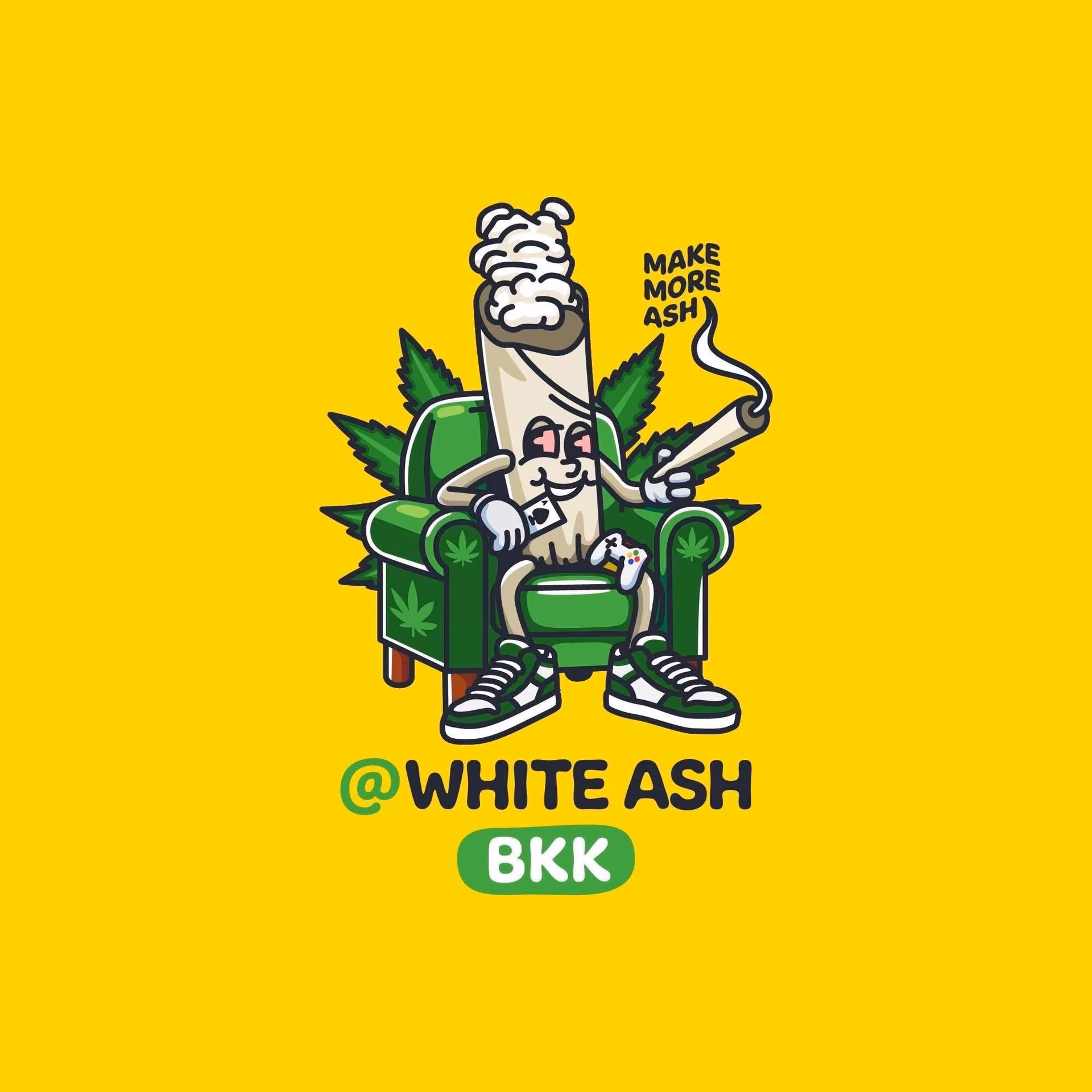 Cannabis Social Club WhiteAshBkk Weed Retail logo