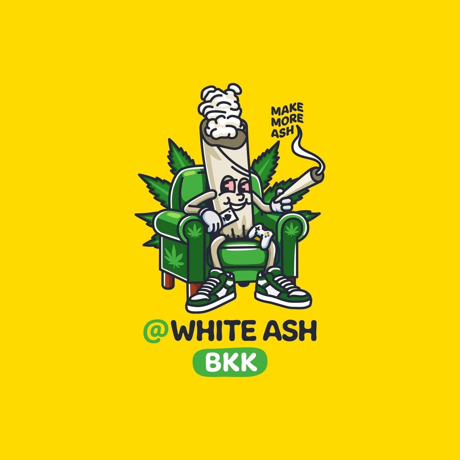Cannabis Social Club WhiteAshBkk Weed Retail logo