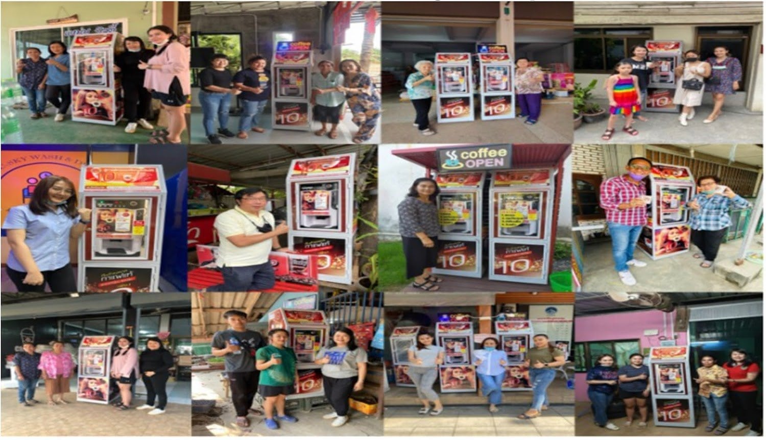 Three-Way Income Coffee Kiosk