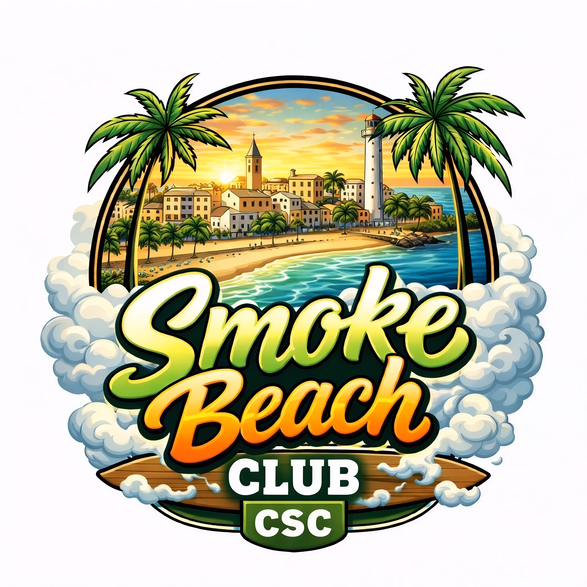 Каннабис-социальный клуб Smoke Beach Club CSC в Torredembarra логотип