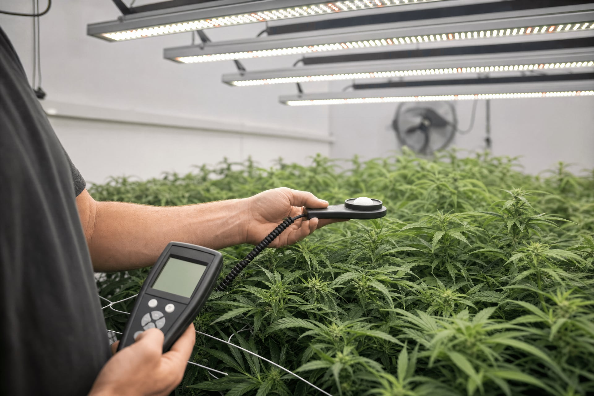 Cannabis लाइटिंग गाइड: PPFD, DLI और Grow Lights