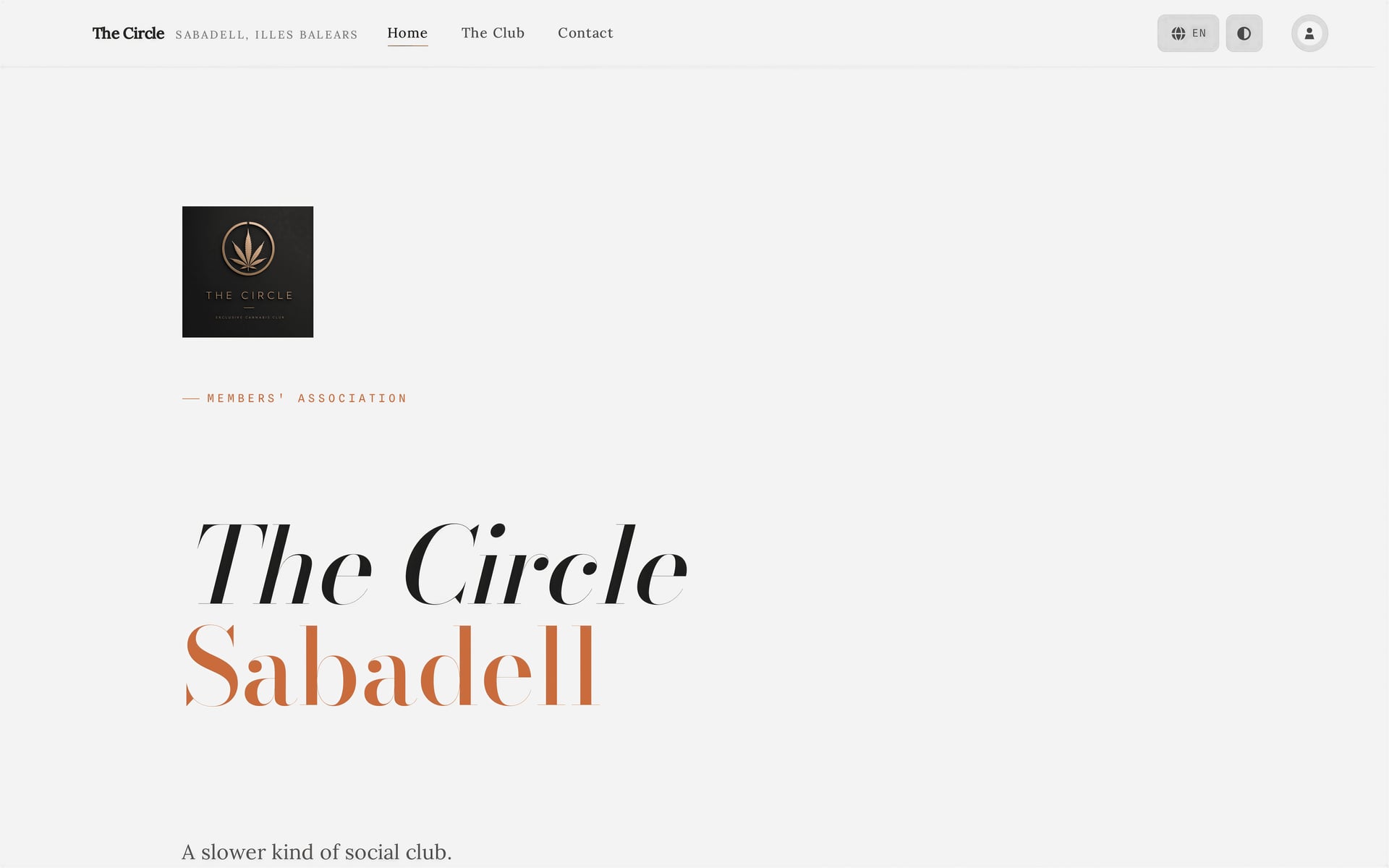 Cabana Awning — Cannabivo club homepage screenshot