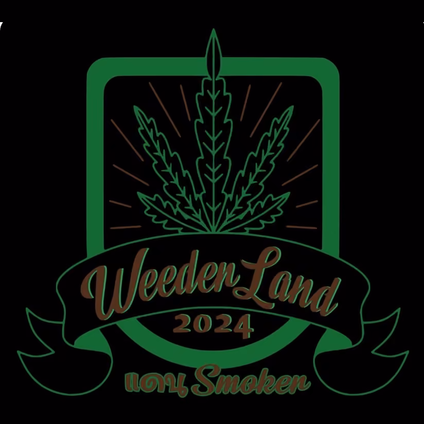 نادي القنب الاجتماعي Weederland420 50 شعار
