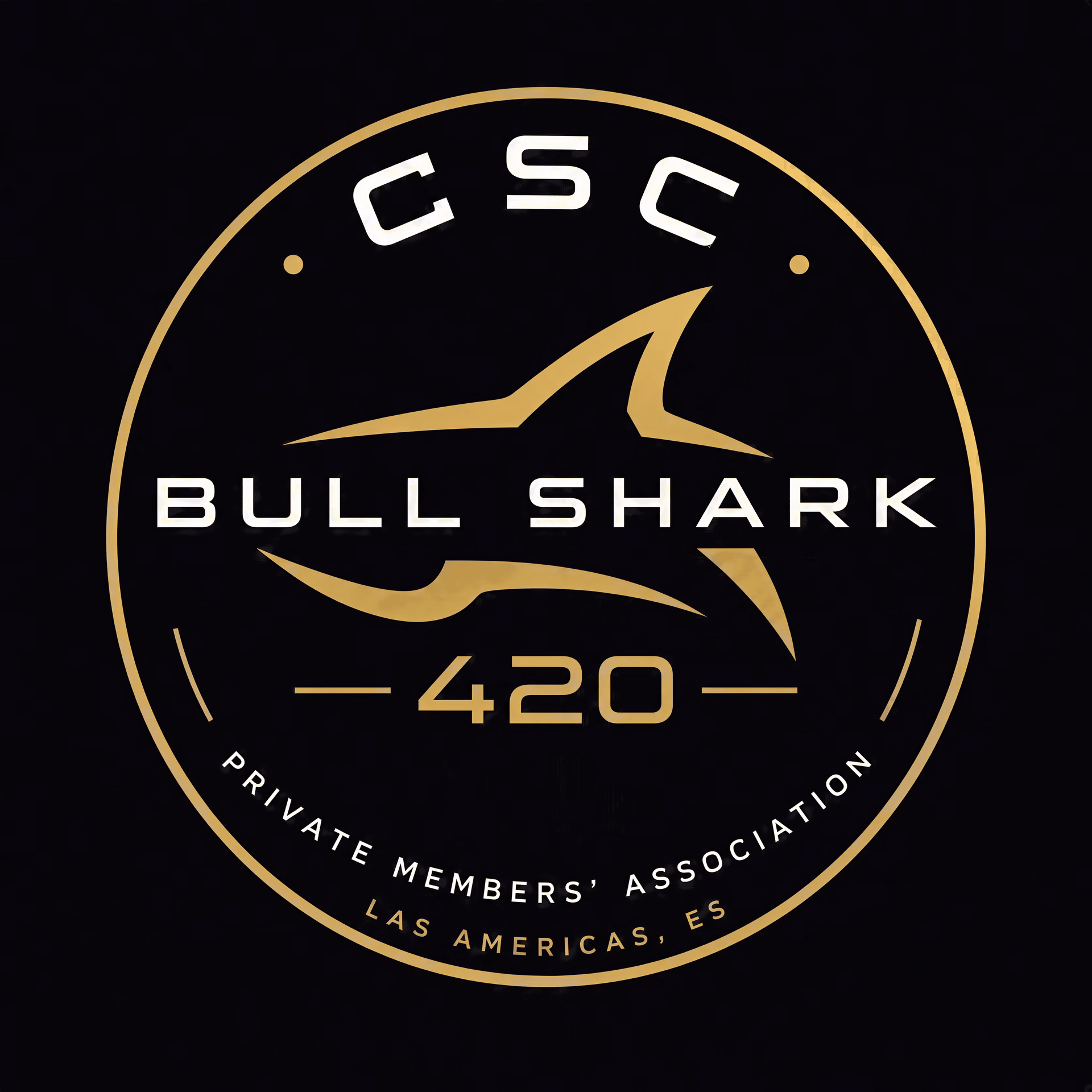 نادي القنب الاجتماعي CSC BULL SHARK 420 في Las Americas شعار