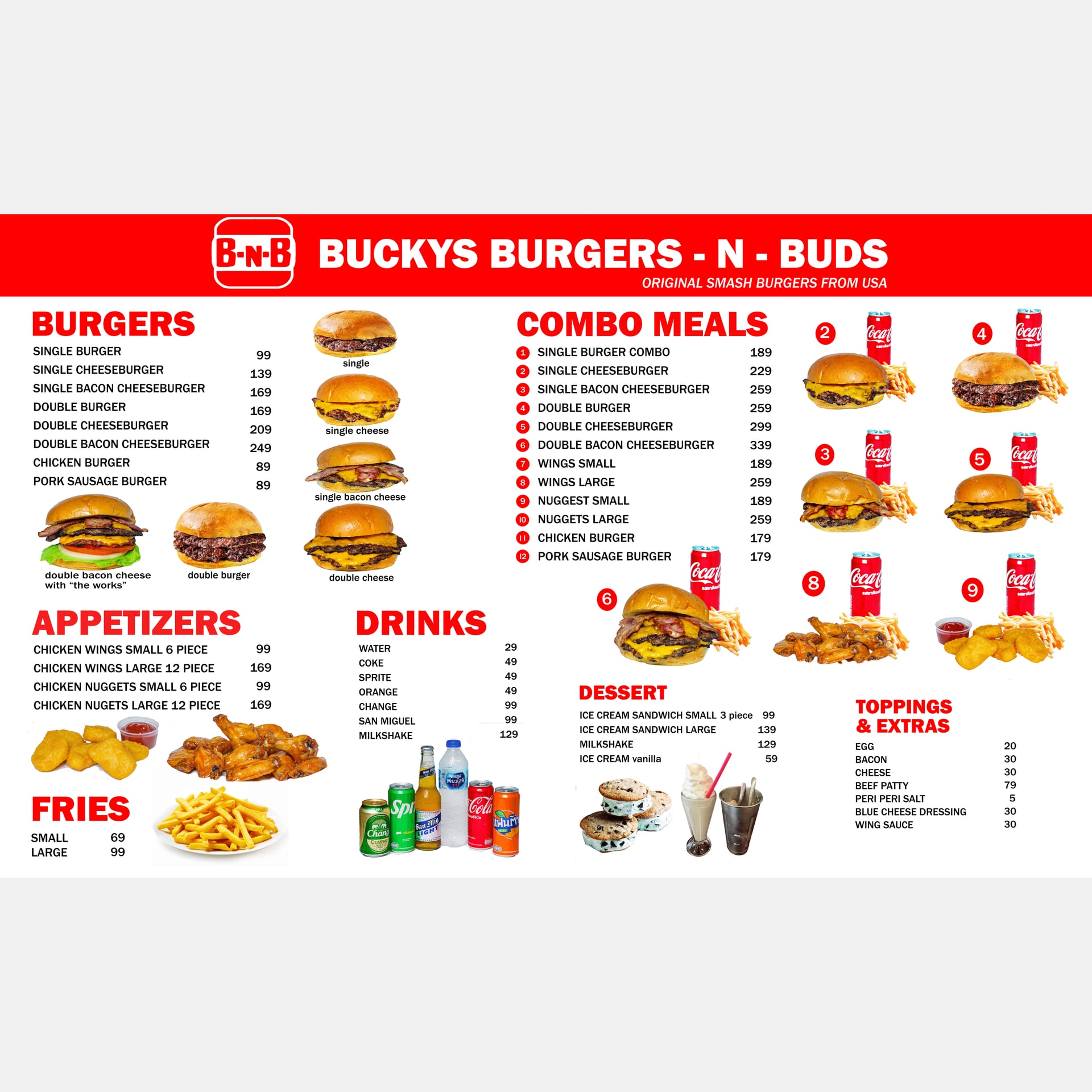 Bucky Burger N Buds logo