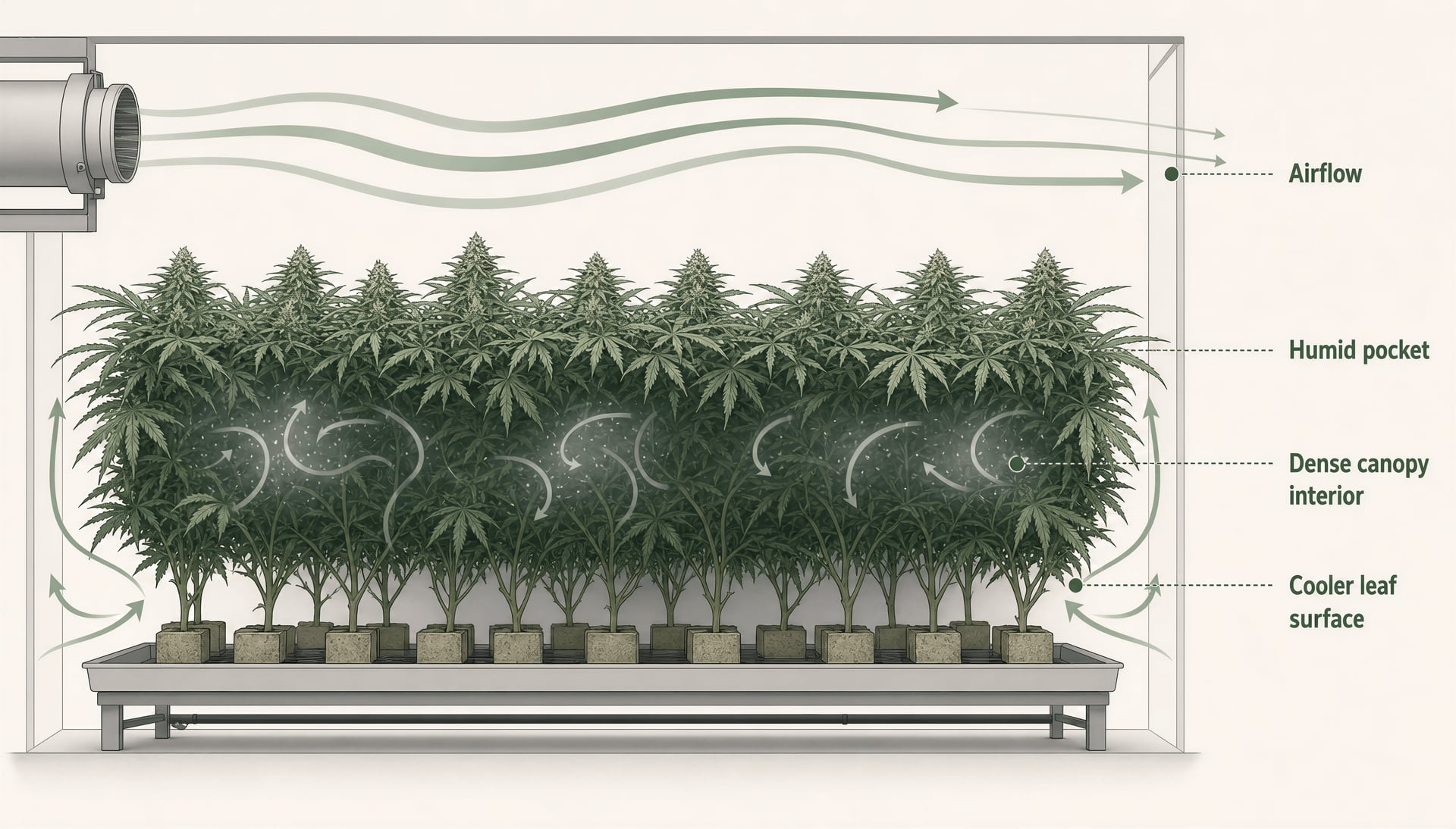 cannabis kártevő- és betegséggazdálkodás IPM útmutató
