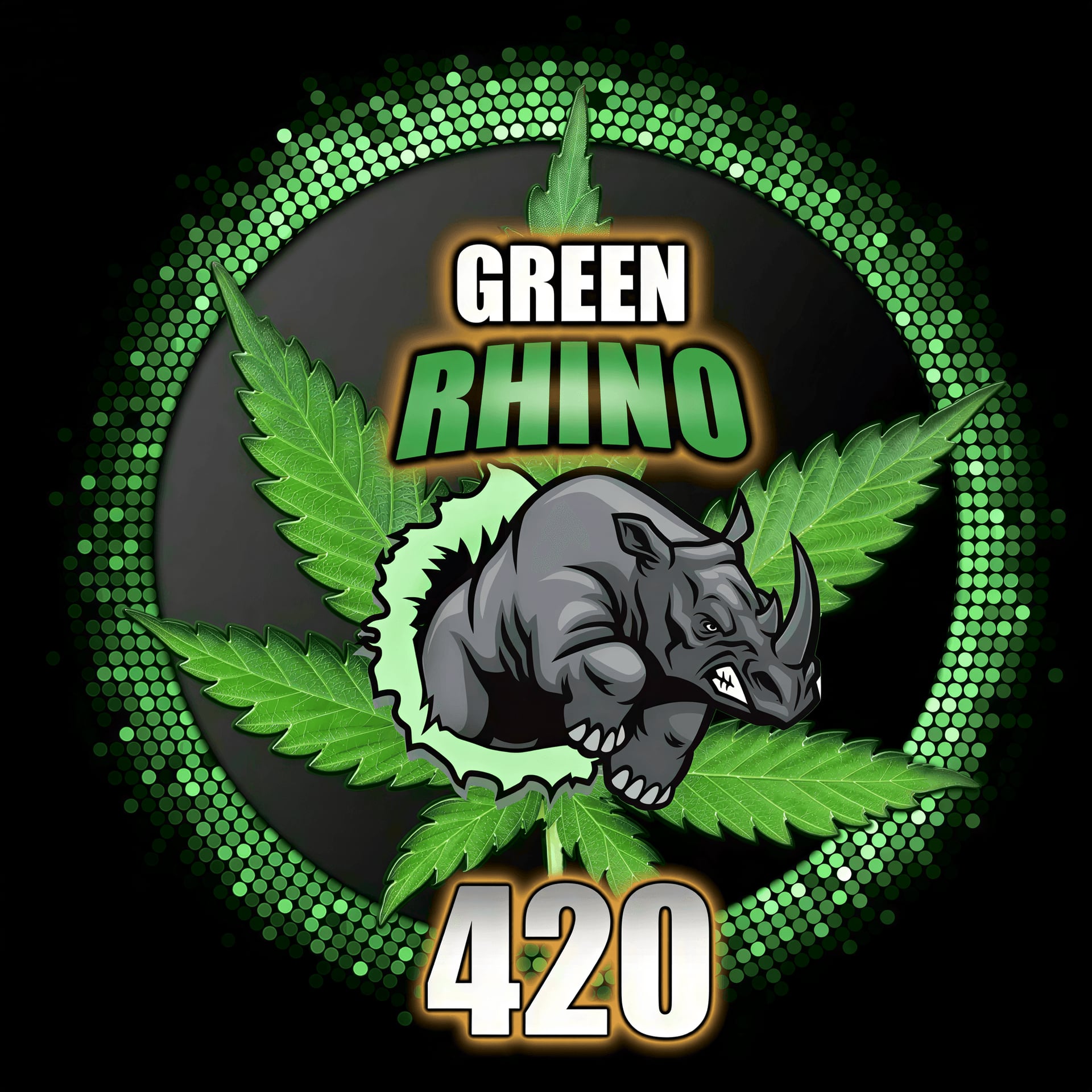 Cannabis Social Club GREEN RHINO 420 logo
