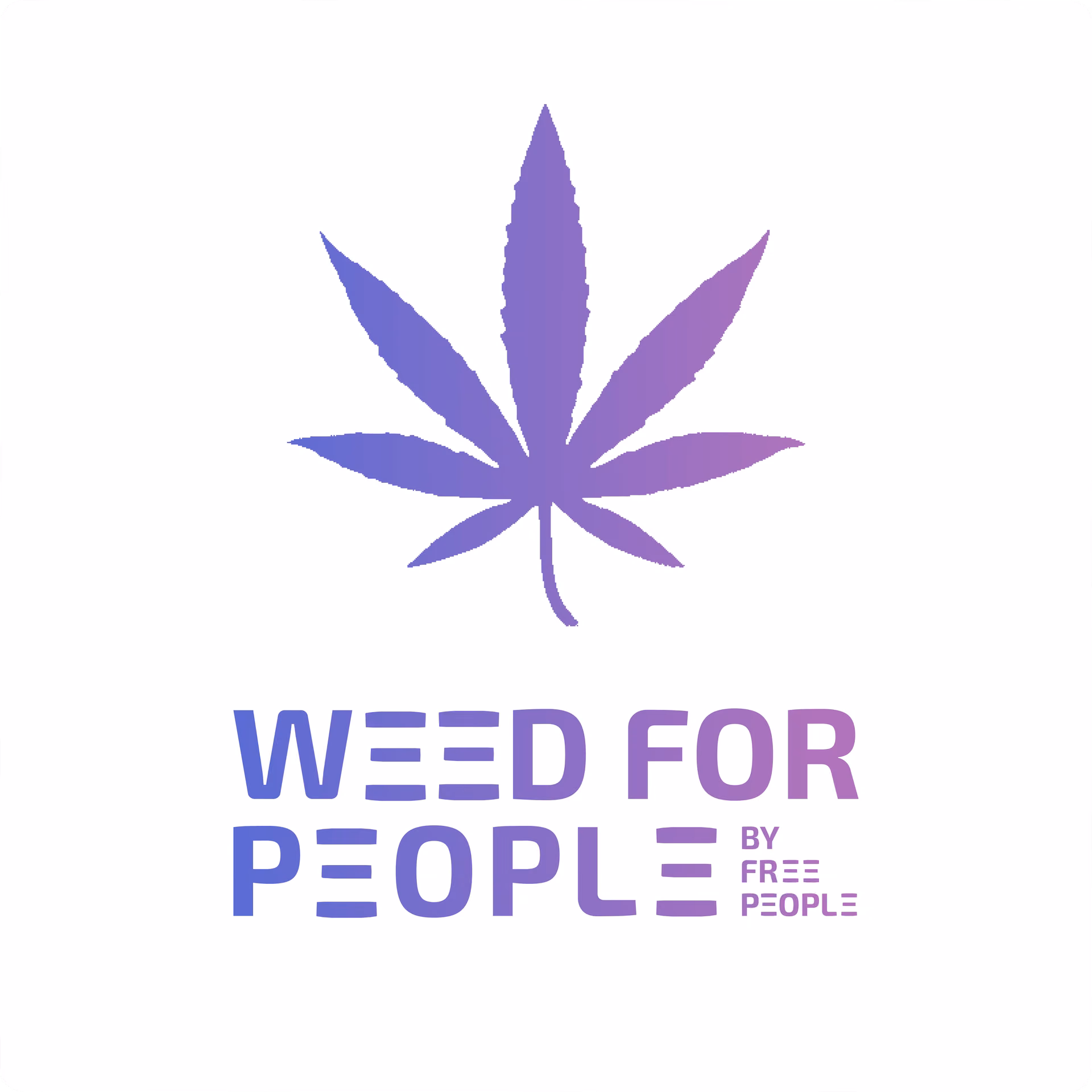 Ko Samui의 대마 소셜 클럽 Weed For People 로고