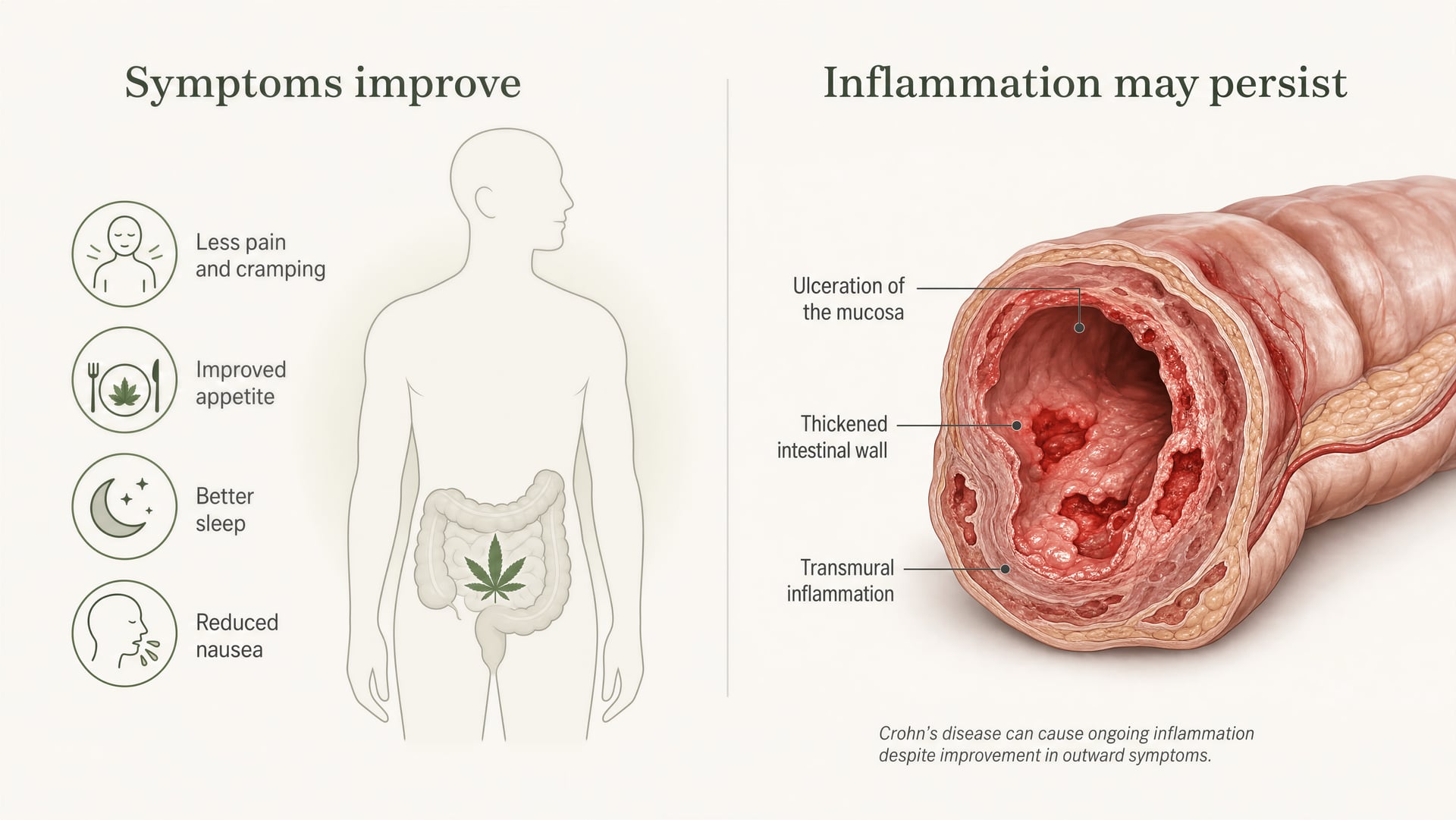 Cannabis en de ziekte van Crohn: bewijs en risico's