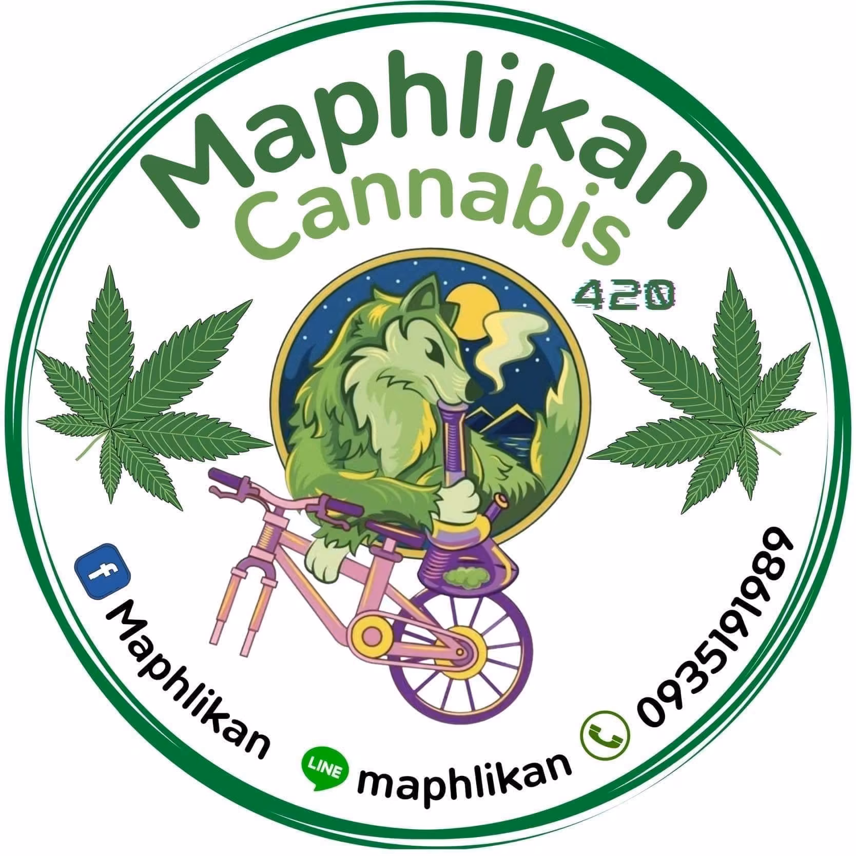 Cannabis Social Club Maphlikan Cannabis logotipo