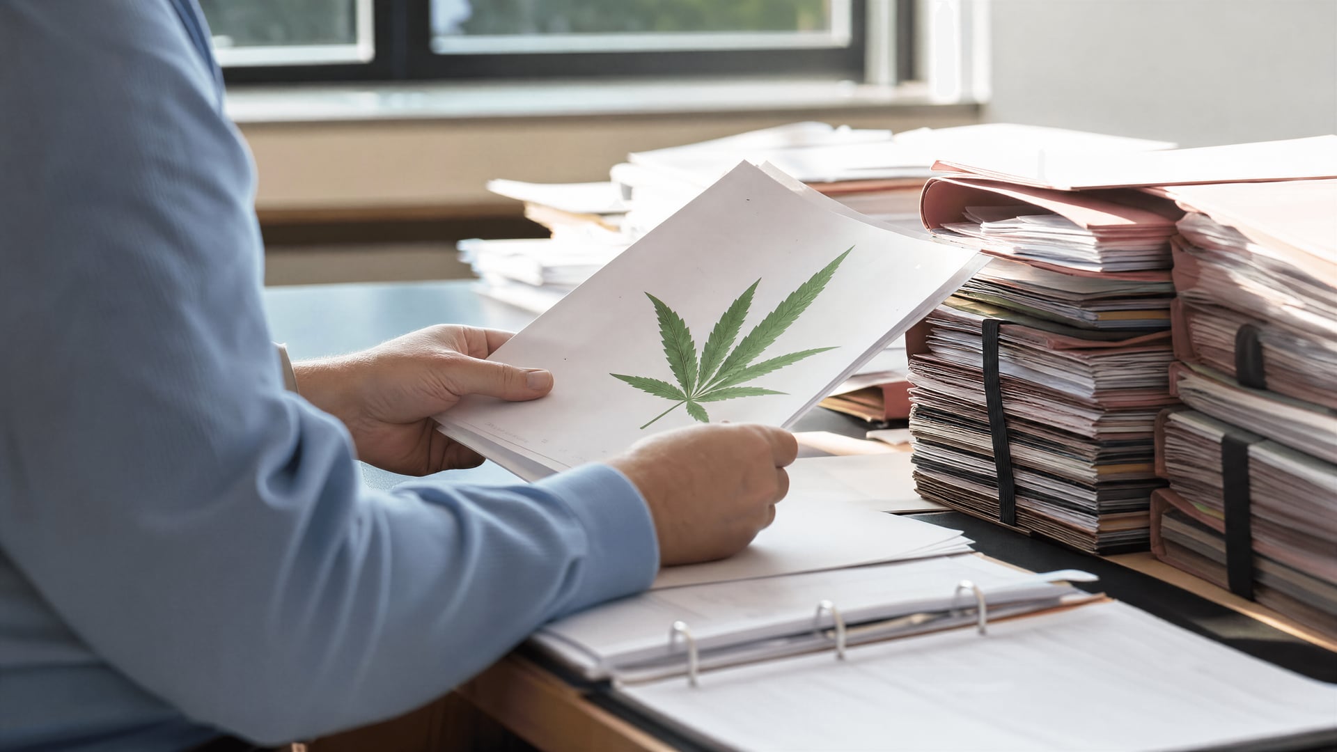 Bajor tervezési hivatal iratai egy kannabiszklub engedélypapírjai mellett egy jogi vita idején