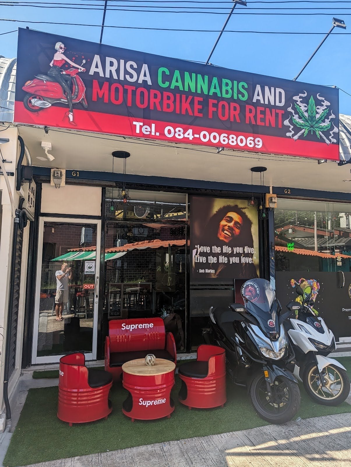 Arisa Cannabis And Motorbike For Rent