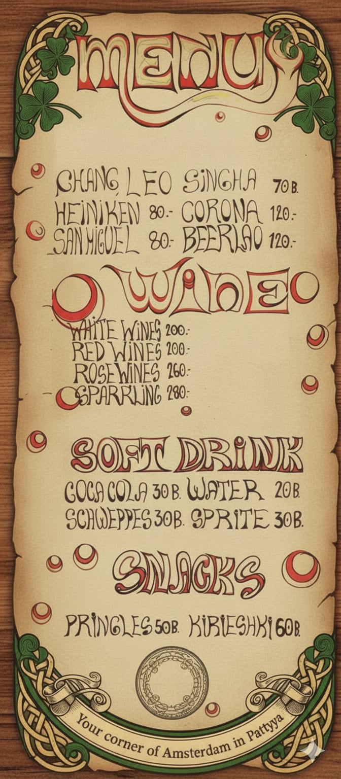 Siam Amsterdam Weed Cannabis Store Draft Beer