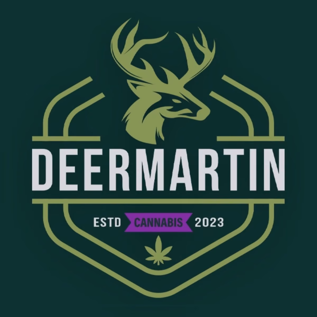 نادي القنب الاجتماعي DeerMartin Weed في Pattaya شعار