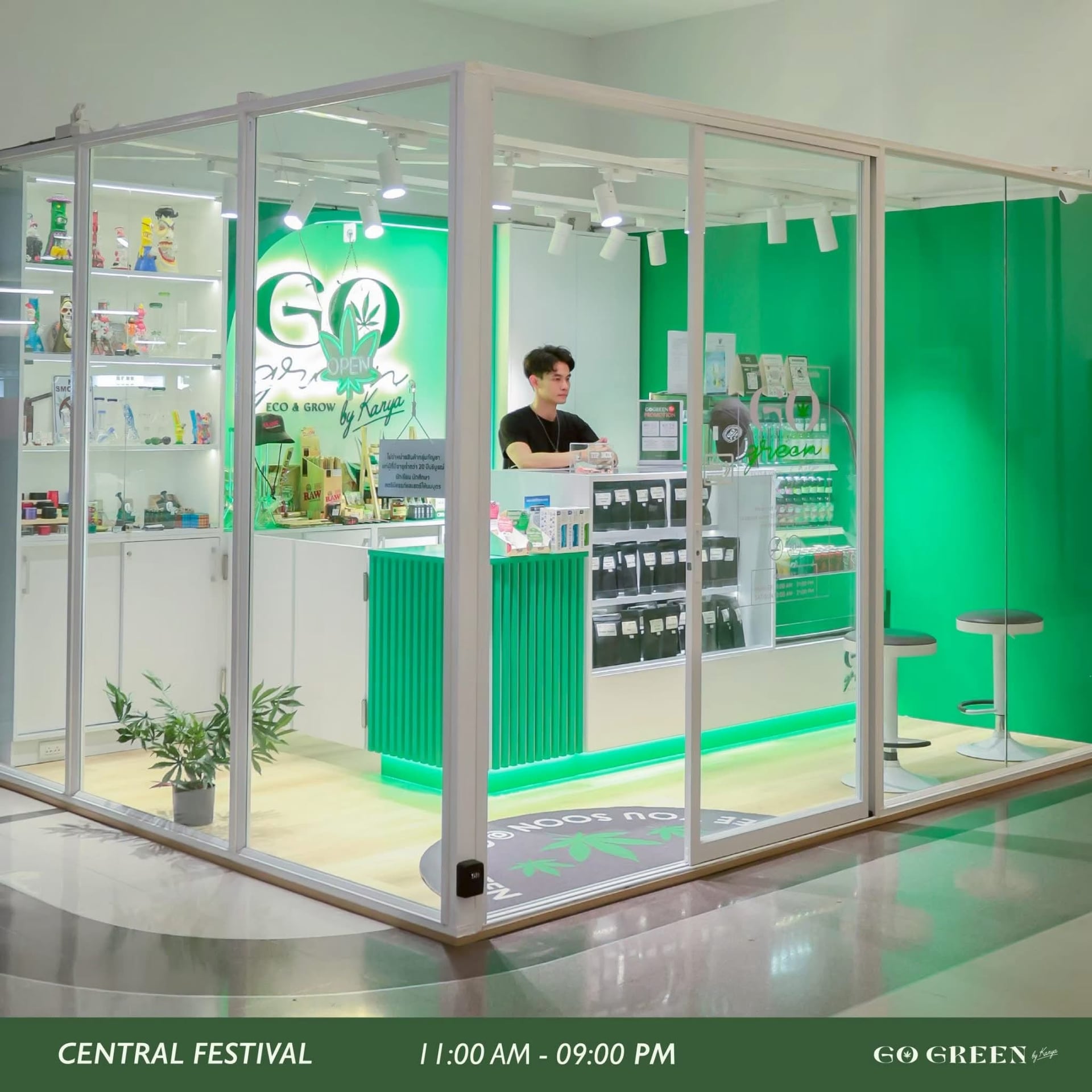 Go Green By Kanya Weed Dispensary And Cannabis Central Festival