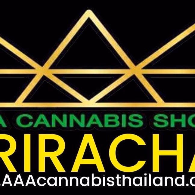 대마 소셜 클럽 AAA Cannabis Shop And Barber Sriracha 로고