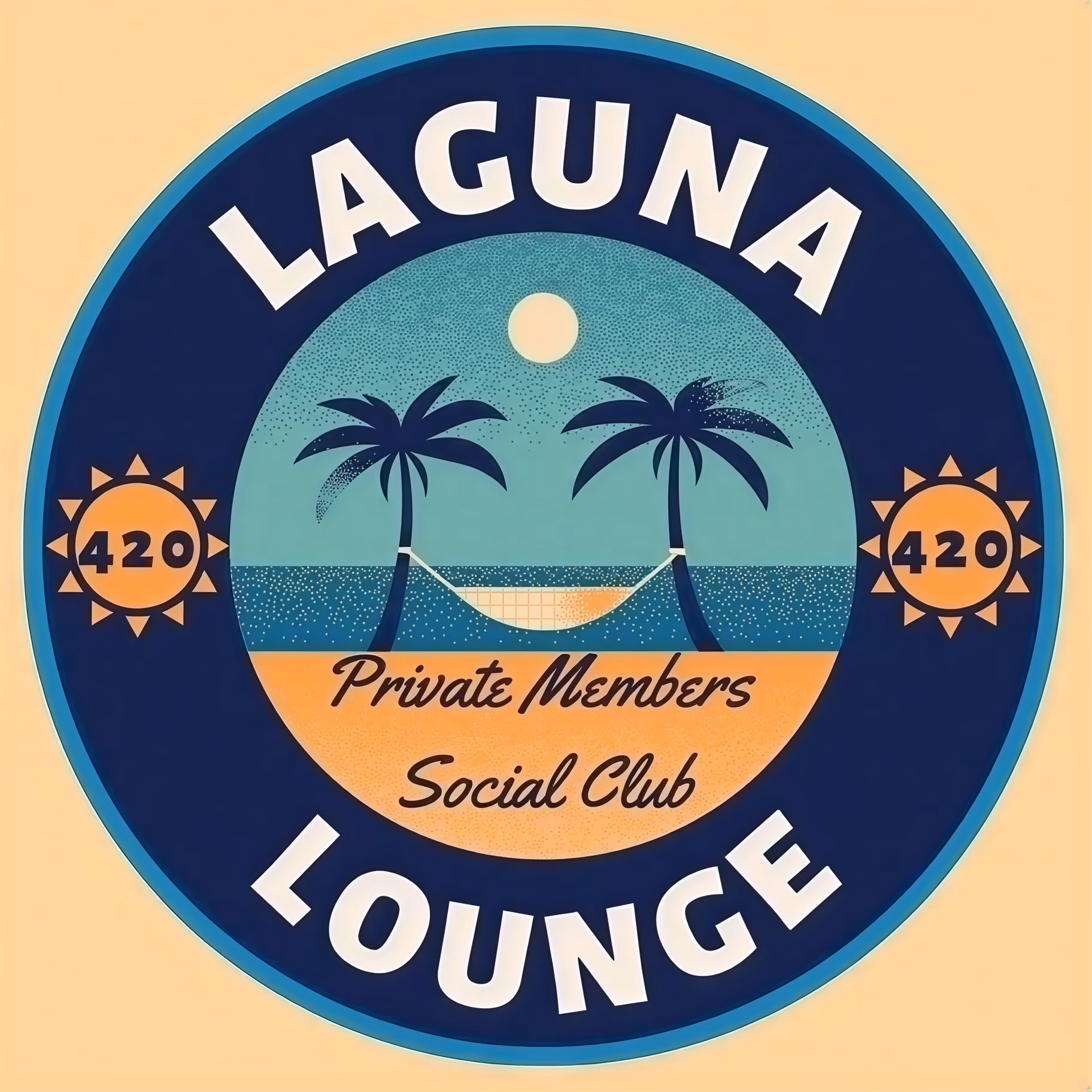 نادي القنب الاجتماعي Laguna Lounge C.S.C في San Fulgencio شعار