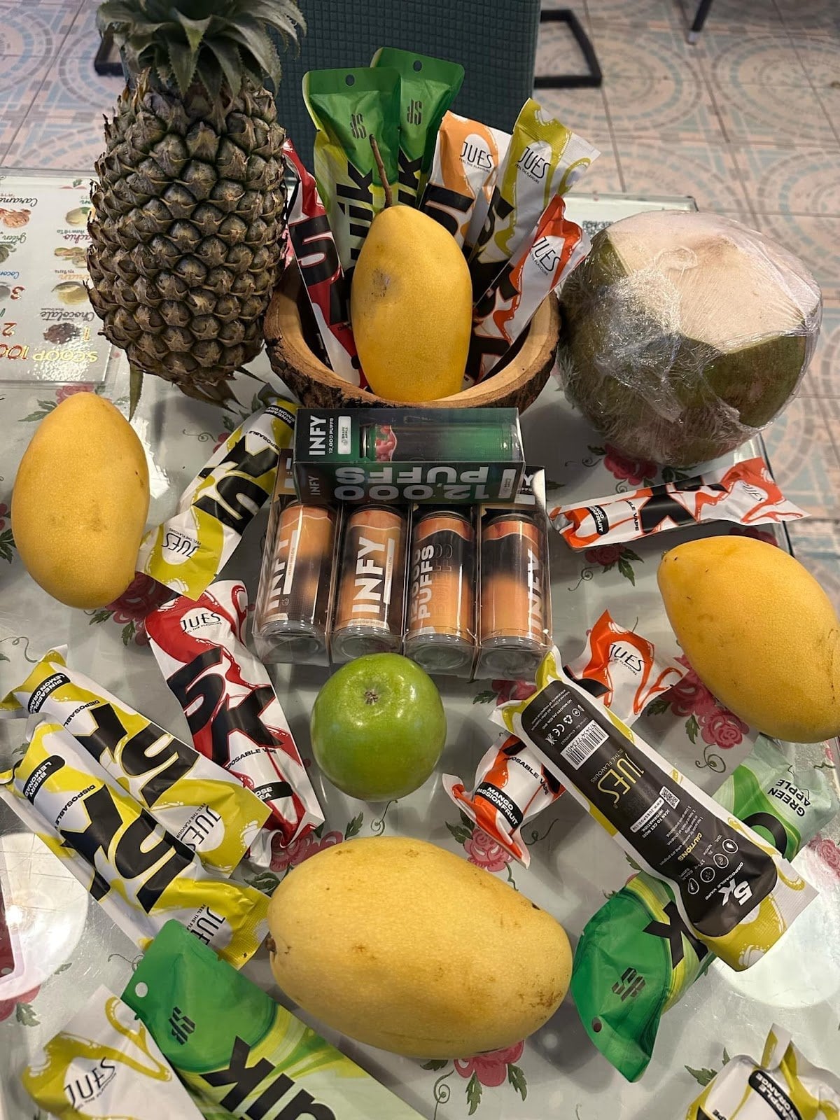 Vape And Weed And Fruit