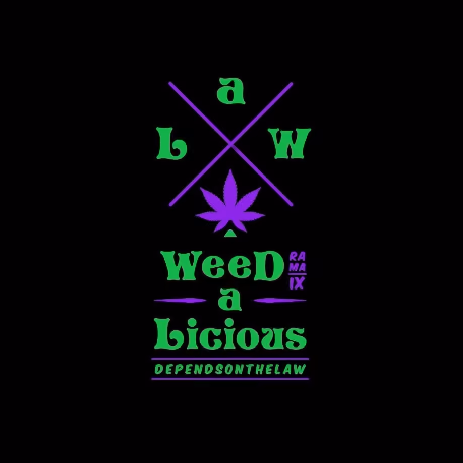 Cannabis Social Club WEED-A-LICIOUS X SKATE SHOP RAMA IX Logo