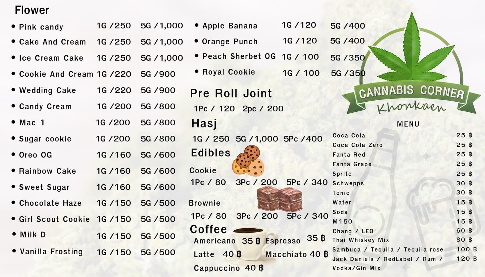 Cannabis Corner Khonkaen & Moterbike For Rent