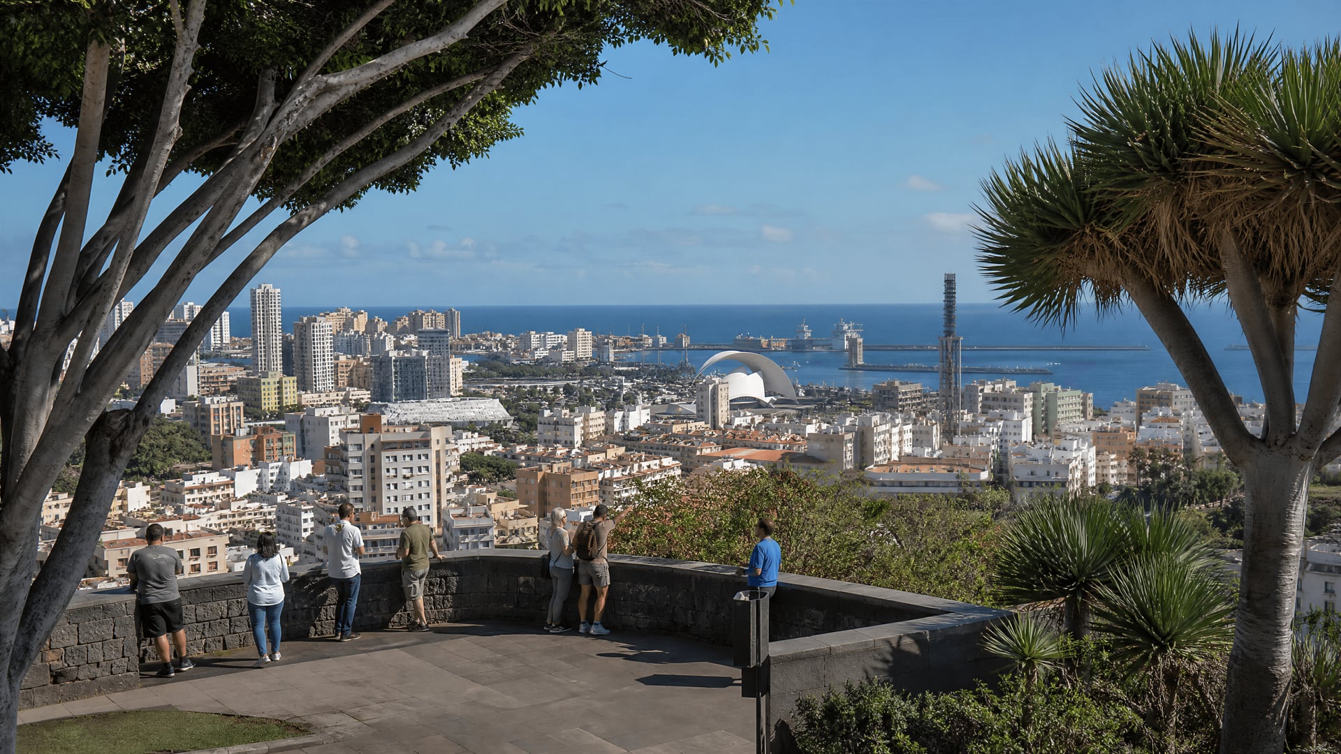 Santa Cruz de Tenerife directory map feel with neighborhoods and cannabis clubs