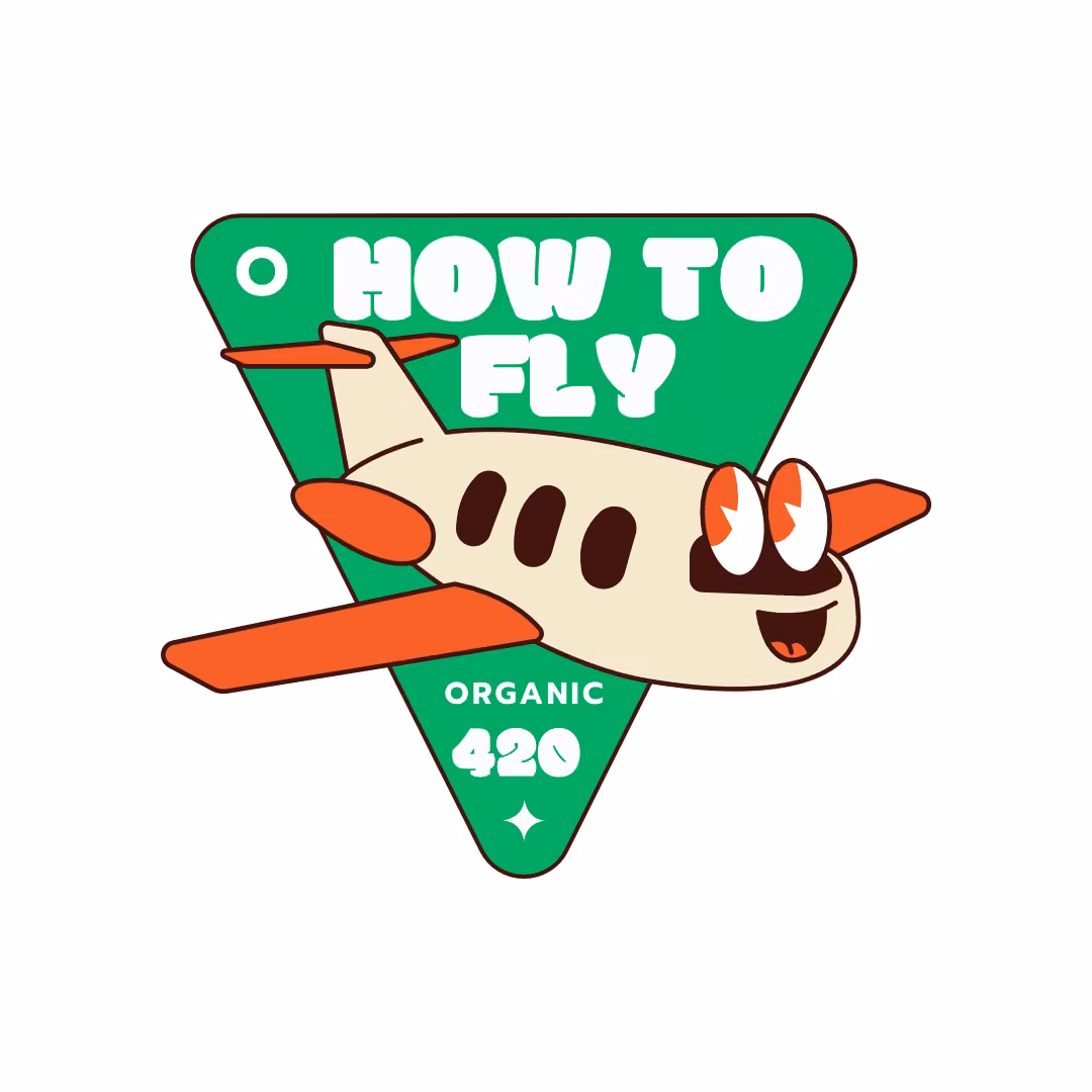 Каннабис-социальный клуб How To Fly логотип
