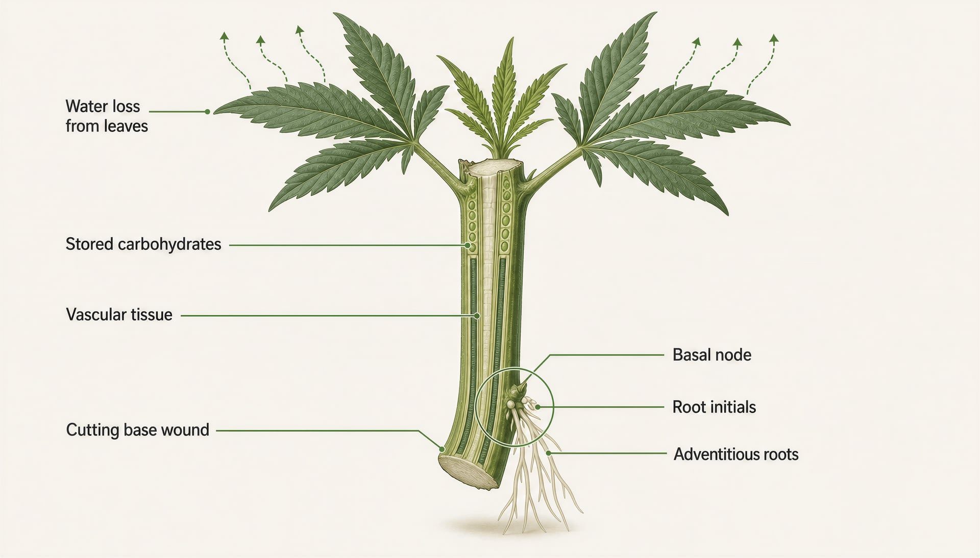 Руководство по клонированию cannabis: черенки, укоренение и маточные растения
